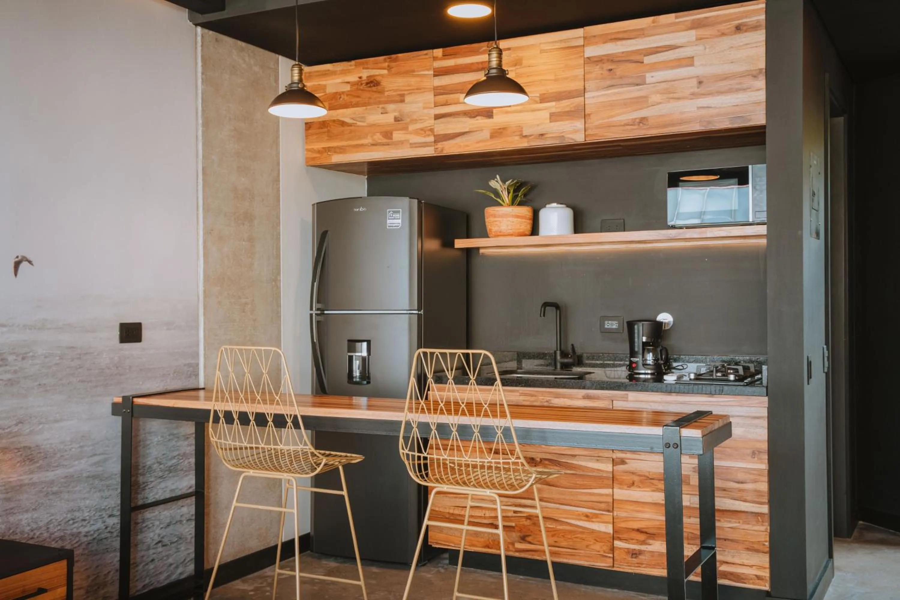 Kitchen or kitchenette in Hotel 3450 Living Lofts