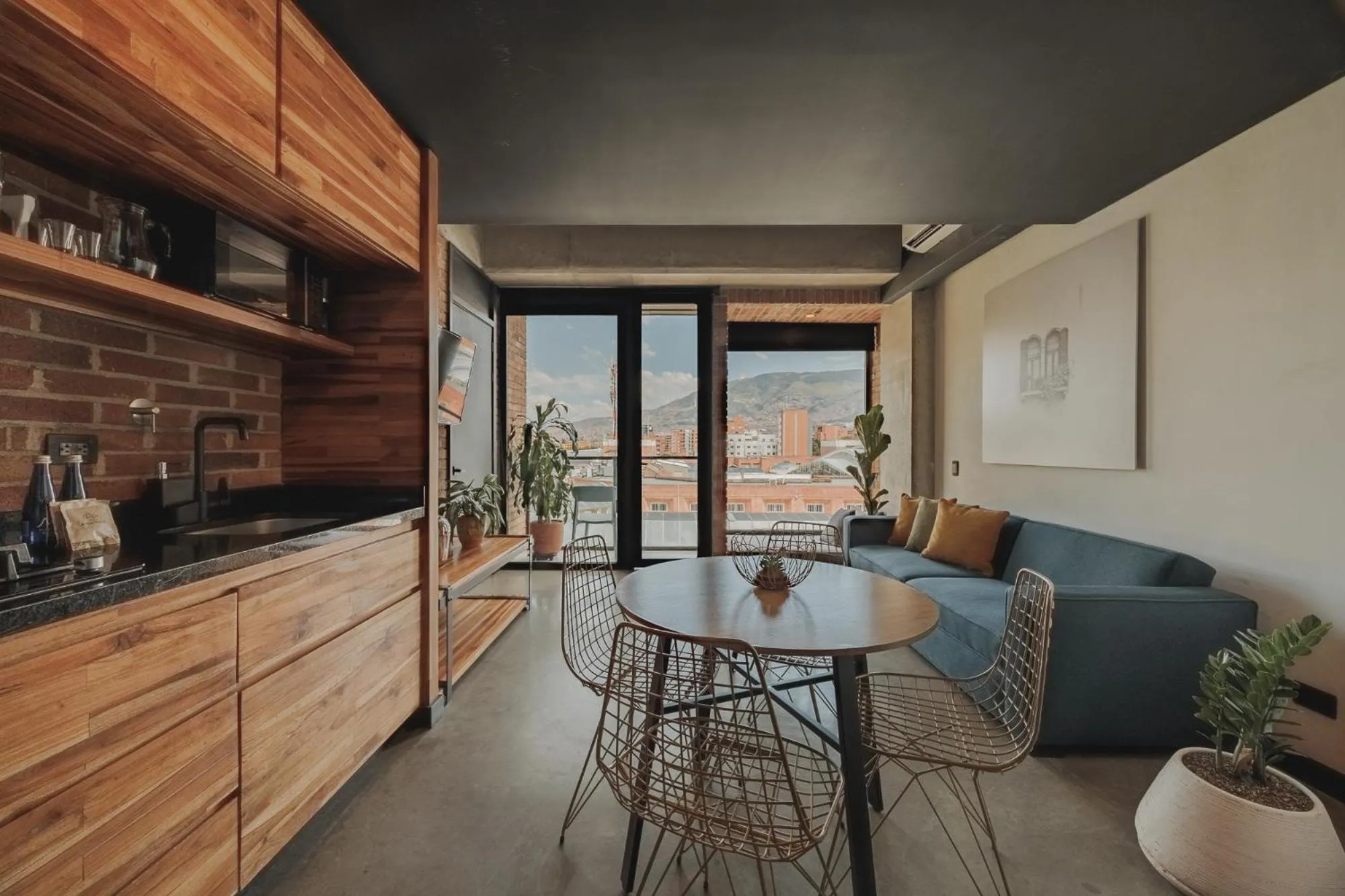 Kitchen or kitchenette in Hotel 3450 Living Lofts