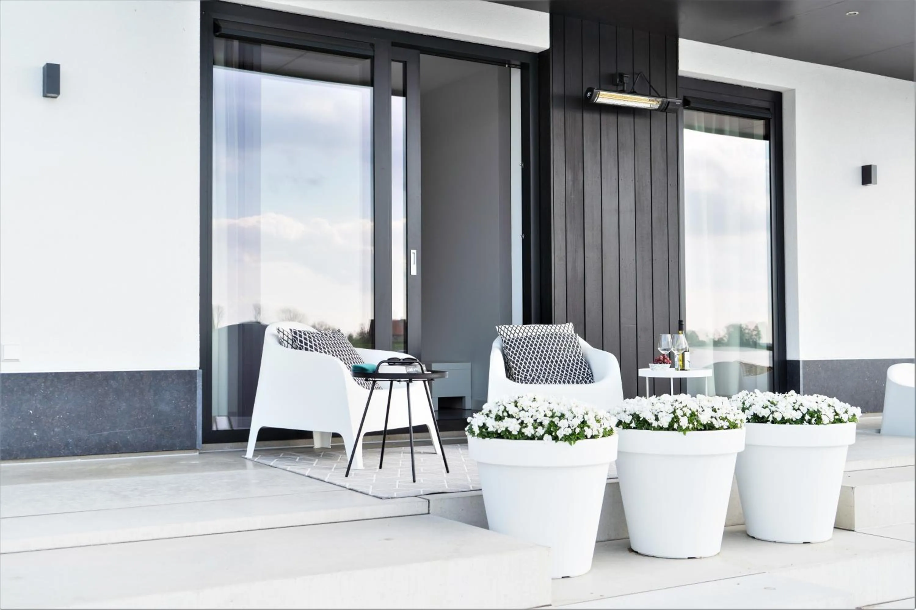 Balcony/Terrace in B&B Ganzendiep aan het water