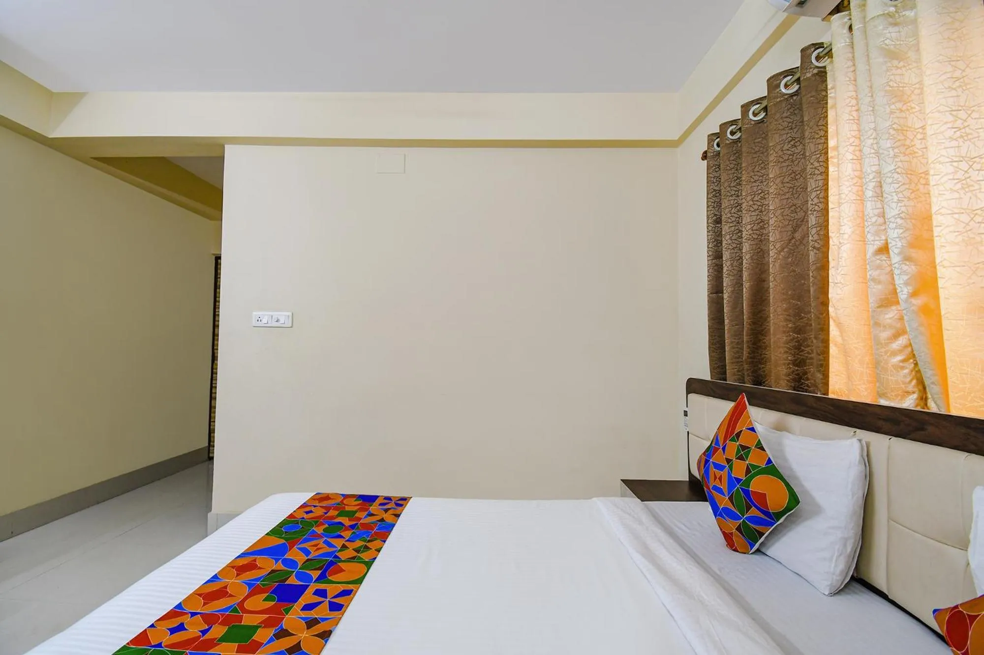 Bed in FabHotel New Annapurna Plaza - Nr Axis Mall