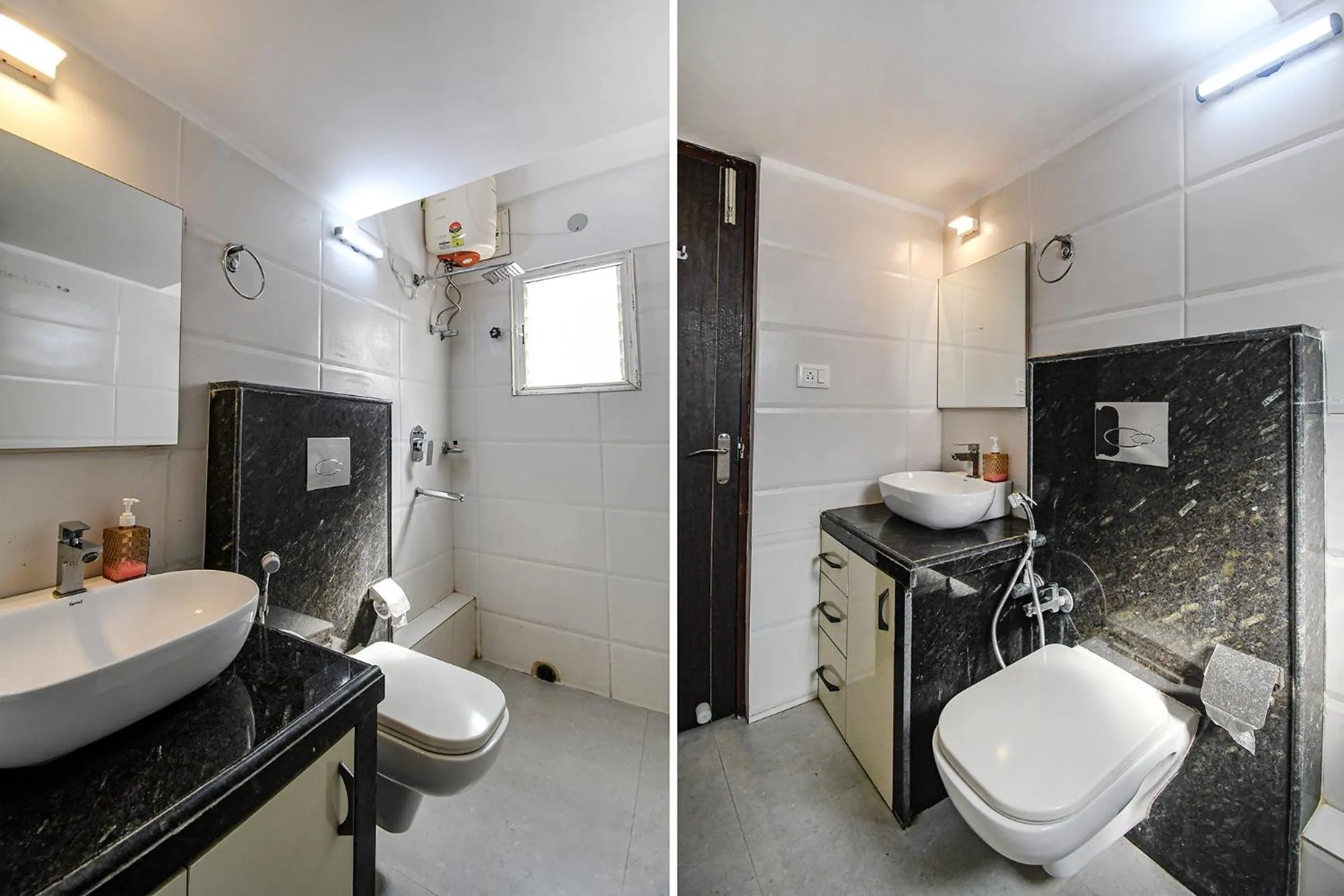 Bathroom in FabHotel New Annapurna Plaza - Nr Axis Mall