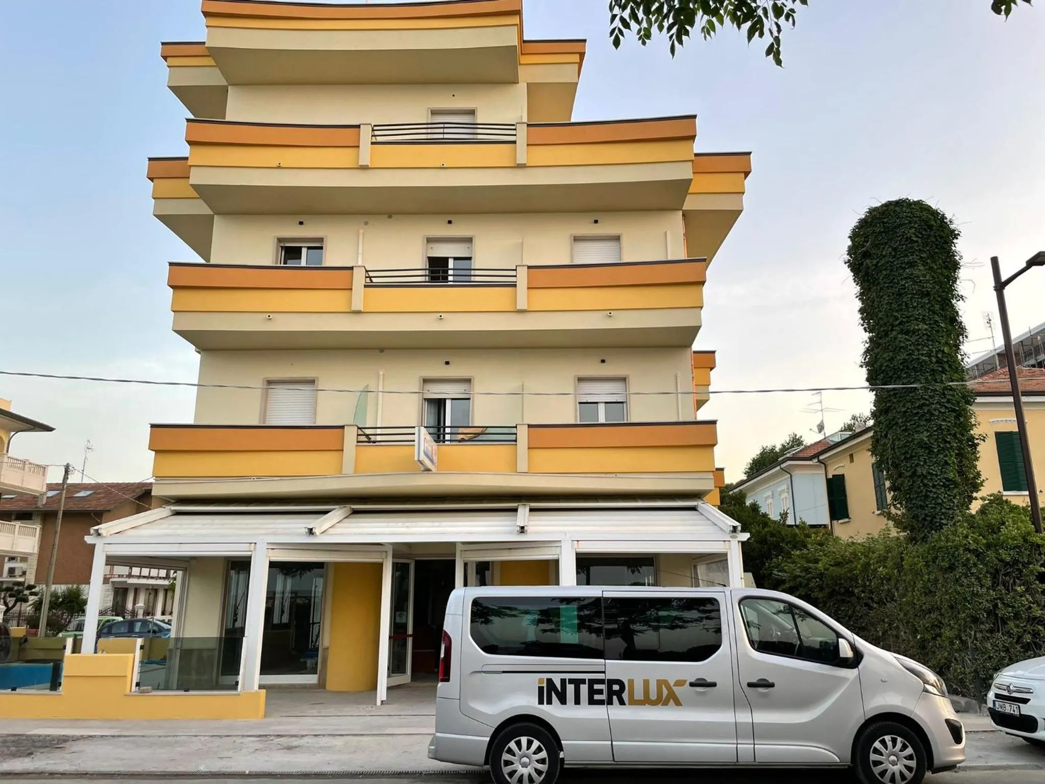 Property building in Hotel Costazzurra by Interlux