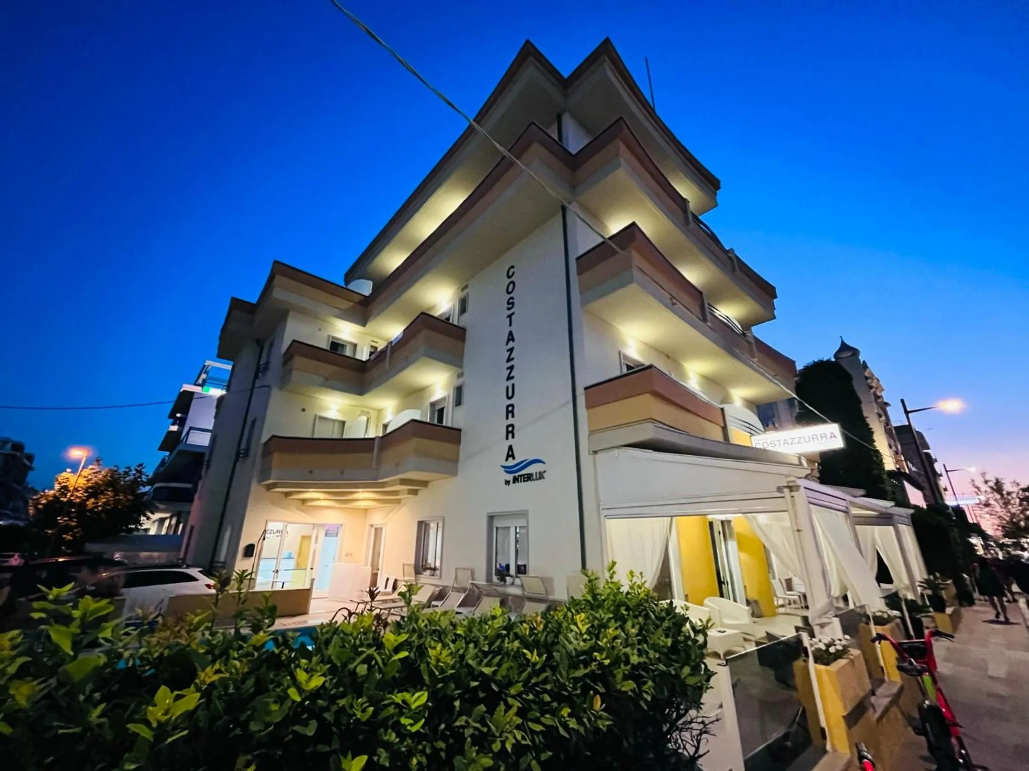 Property building in Hotel Costazzurra by Interlux