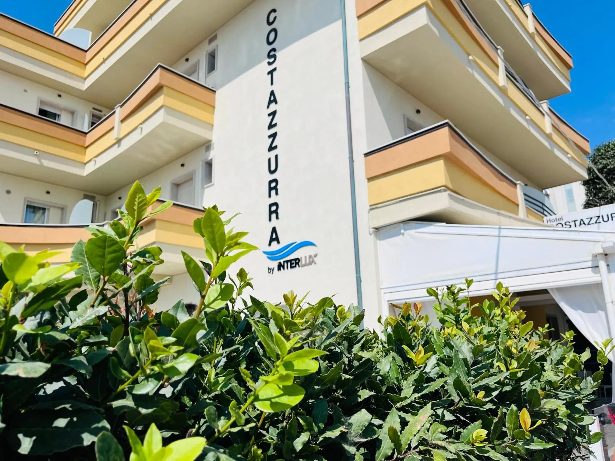 Property building in Hotel Costazzurra by Interlux