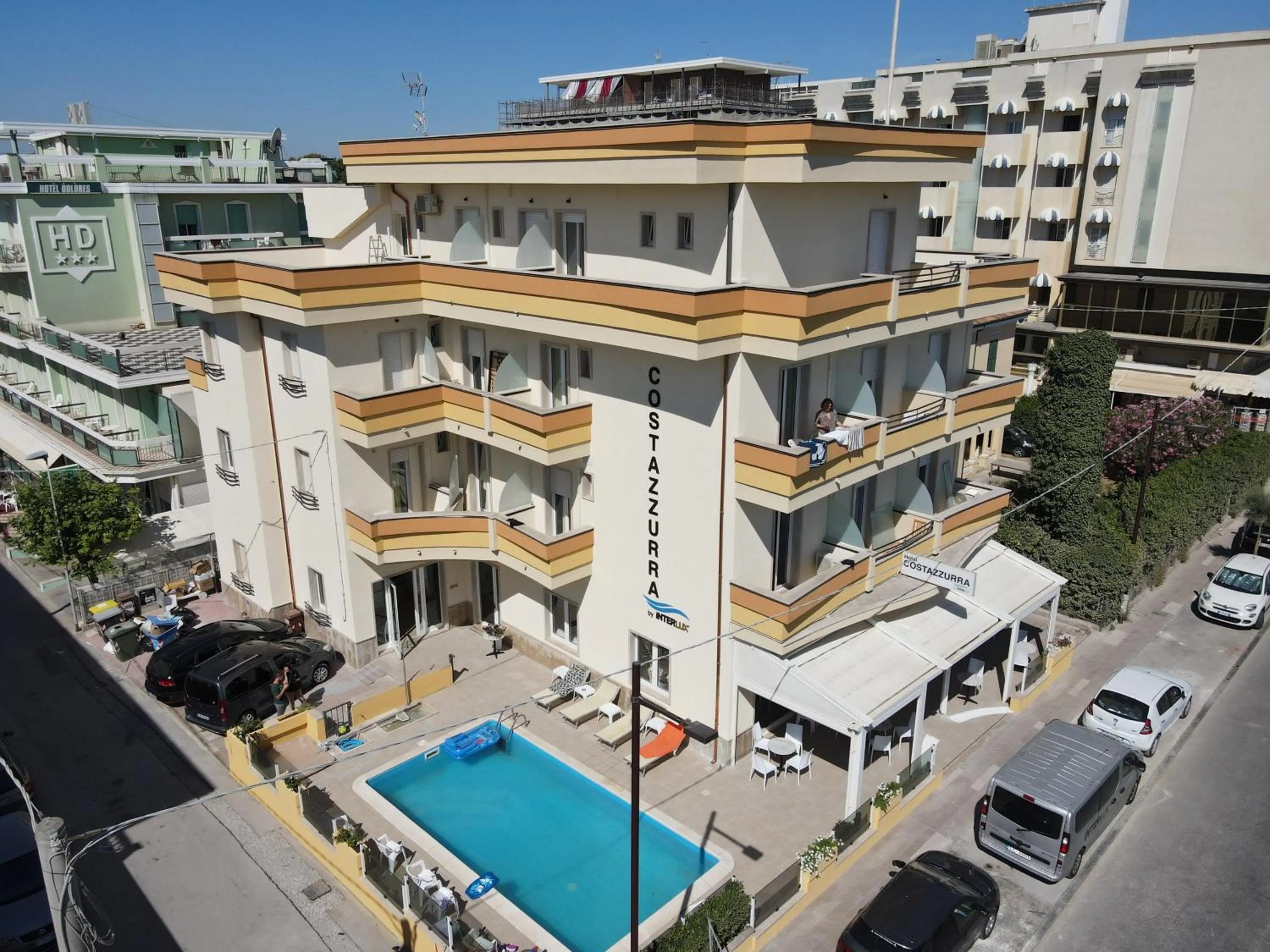 Facade/entrance in Hotel Costazzurra by Interlux