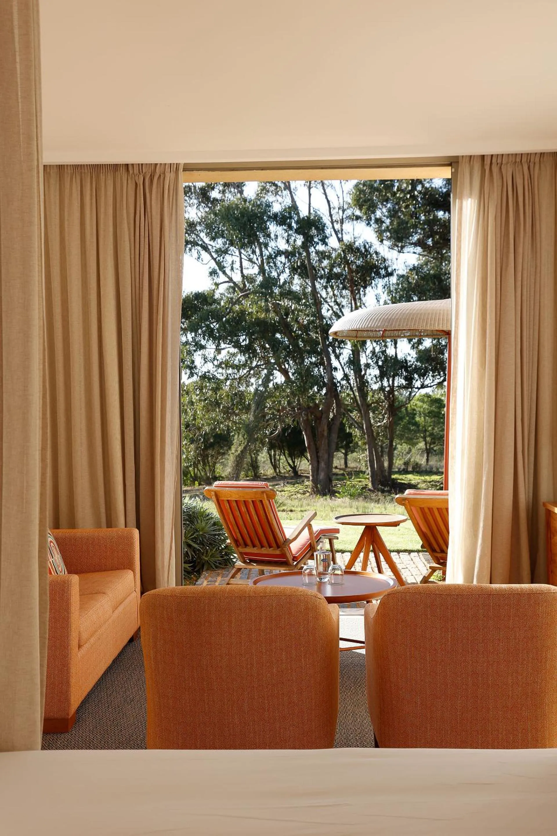 sunbed in Praia do Canal Nature Retreat - Small Luxury Hotels of the World