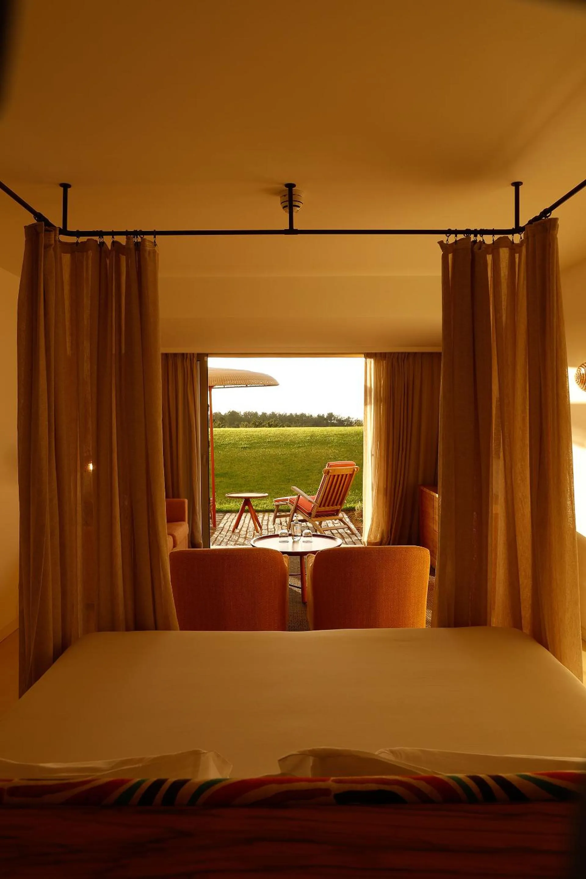 Balcony/Terrace, Bed in Praia do Canal Nature Retreat - Small Luxury Hotels of the World