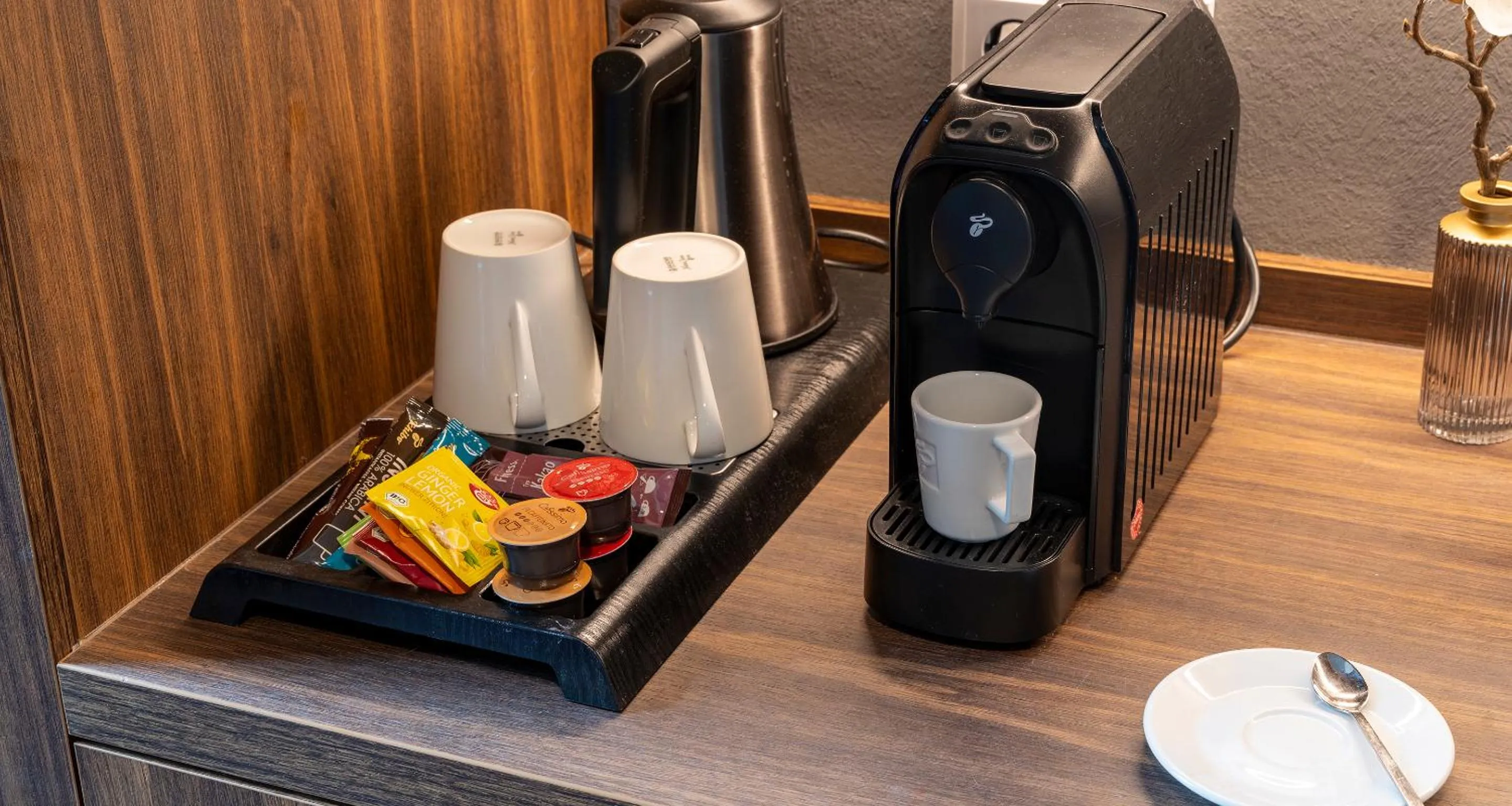 Coffee/tea facilities in PLAZA Premium München