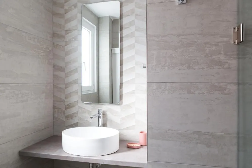 Bathroom in Anemi Green Cozy apartment, beach views and comfort!