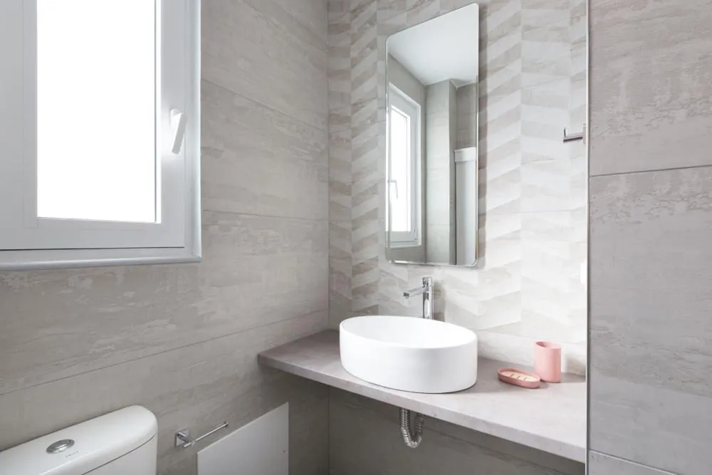 Bathroom in Anemi Green Cozy apartment, beach views and comfort!