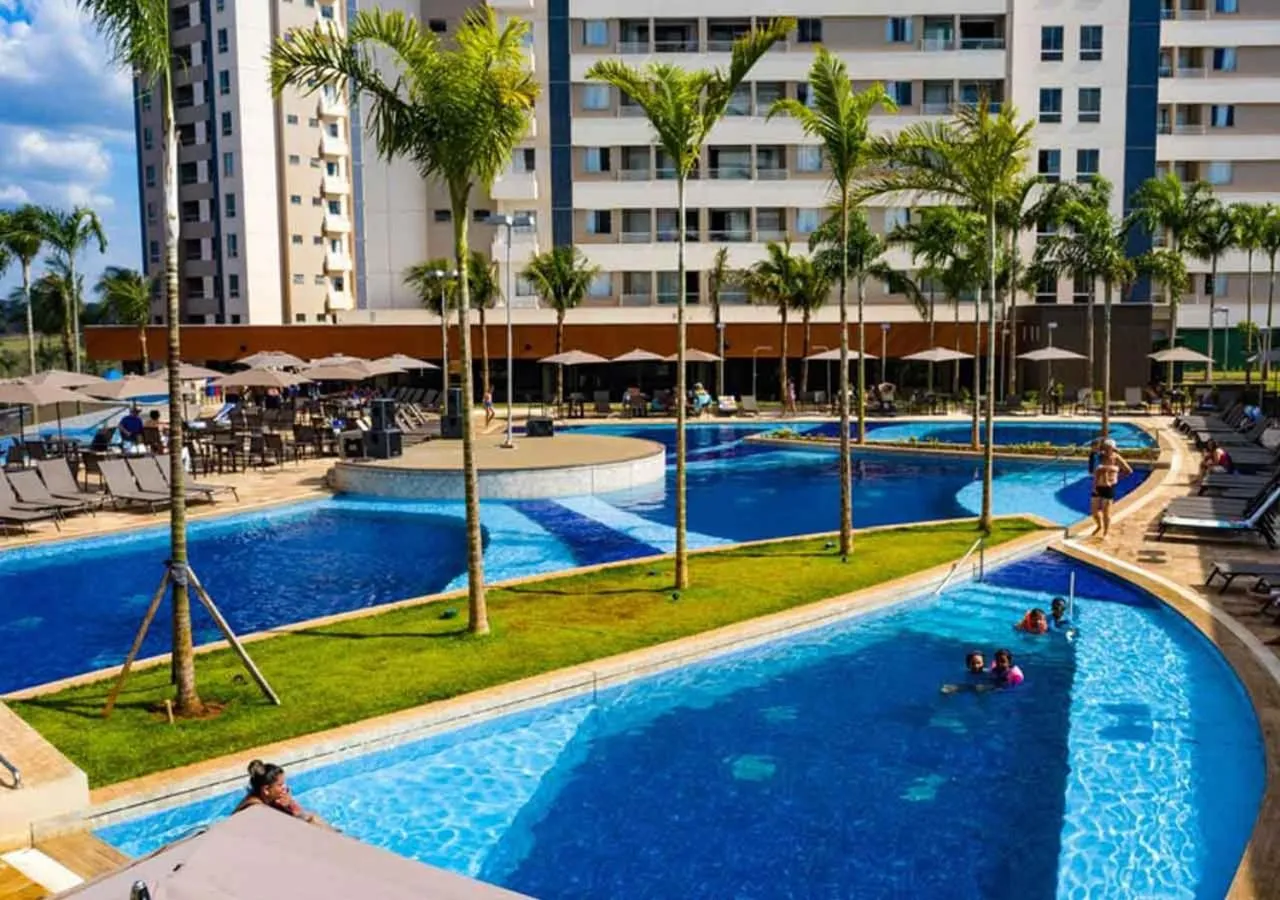 Pool view in Enjoy Solar das Águas Park Resort
