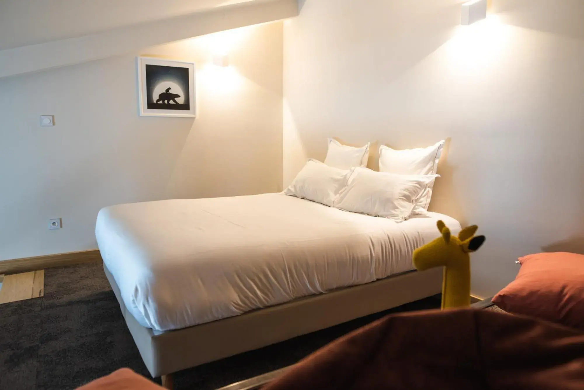 Bed in Hôtel 1770 & Spa Bed in Hôtel 1770 & Spa