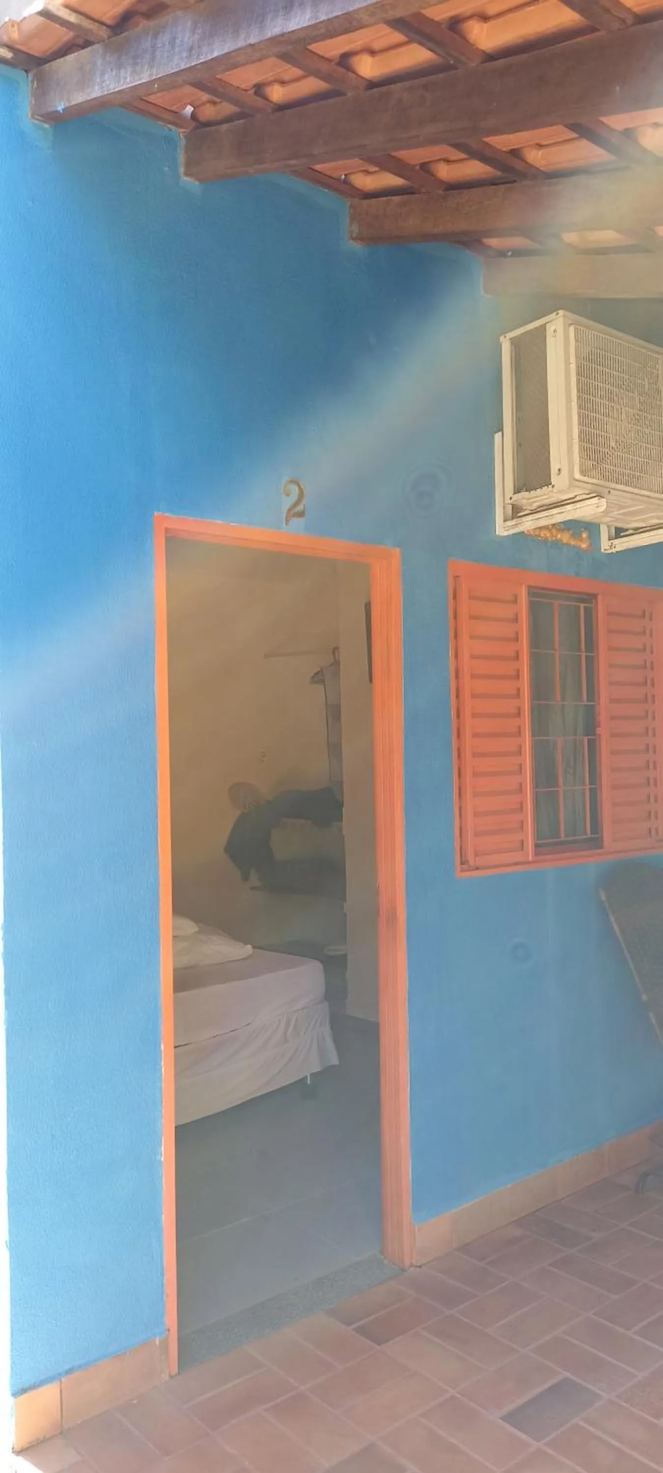 Facade/entrance, Bed in Pousada Canto dos Passaros