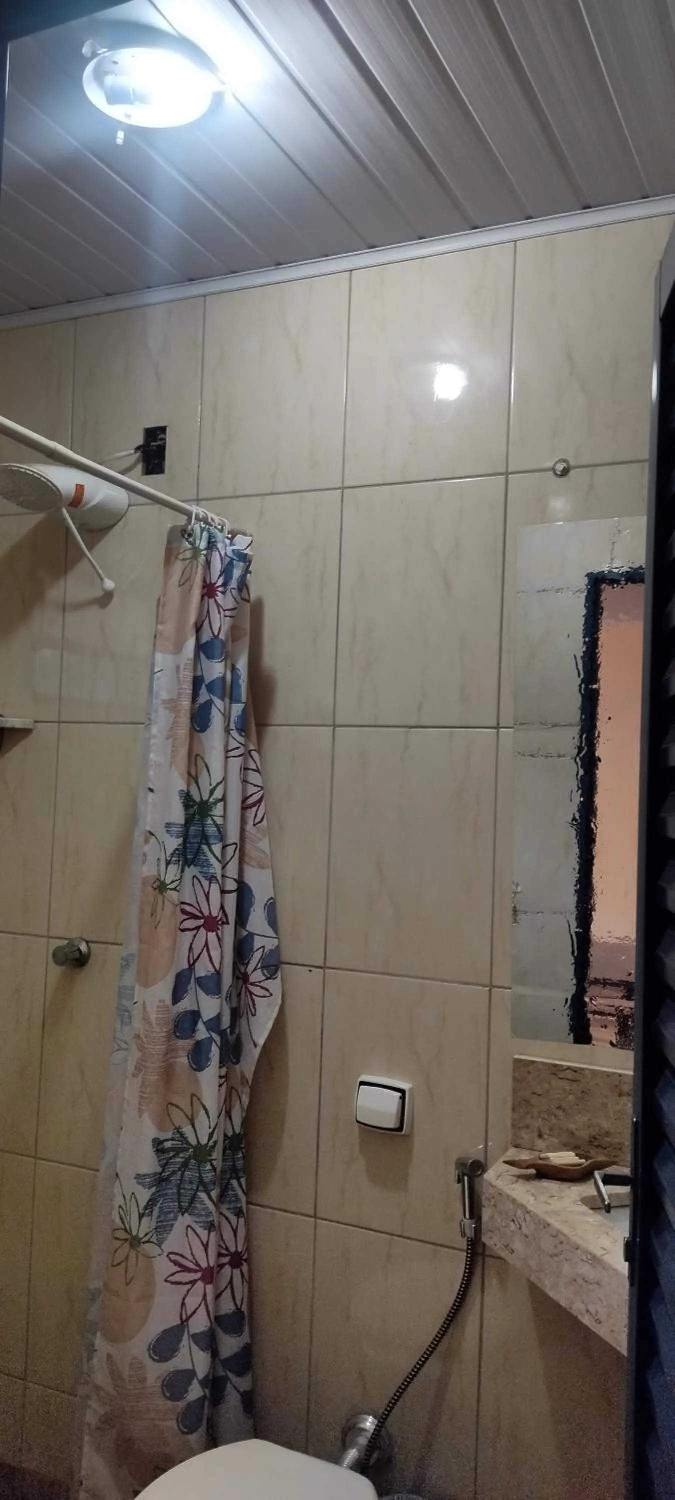 Shower in Pousada Canto dos Passaros