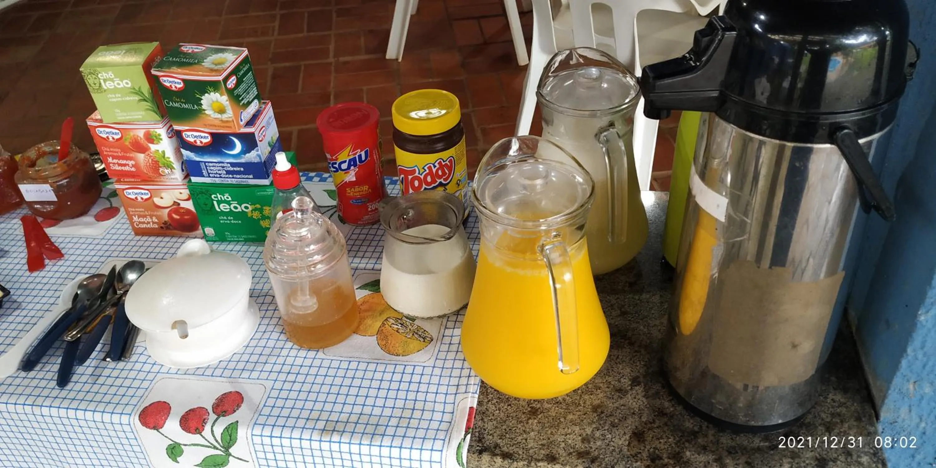 Breakfast in Pousada Canto dos Passaros