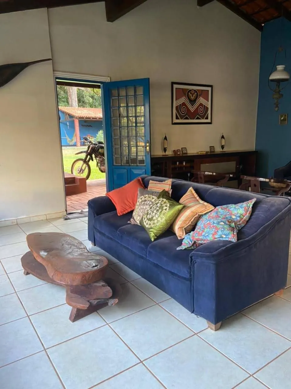 Living room in Pousada Canto dos Passaros