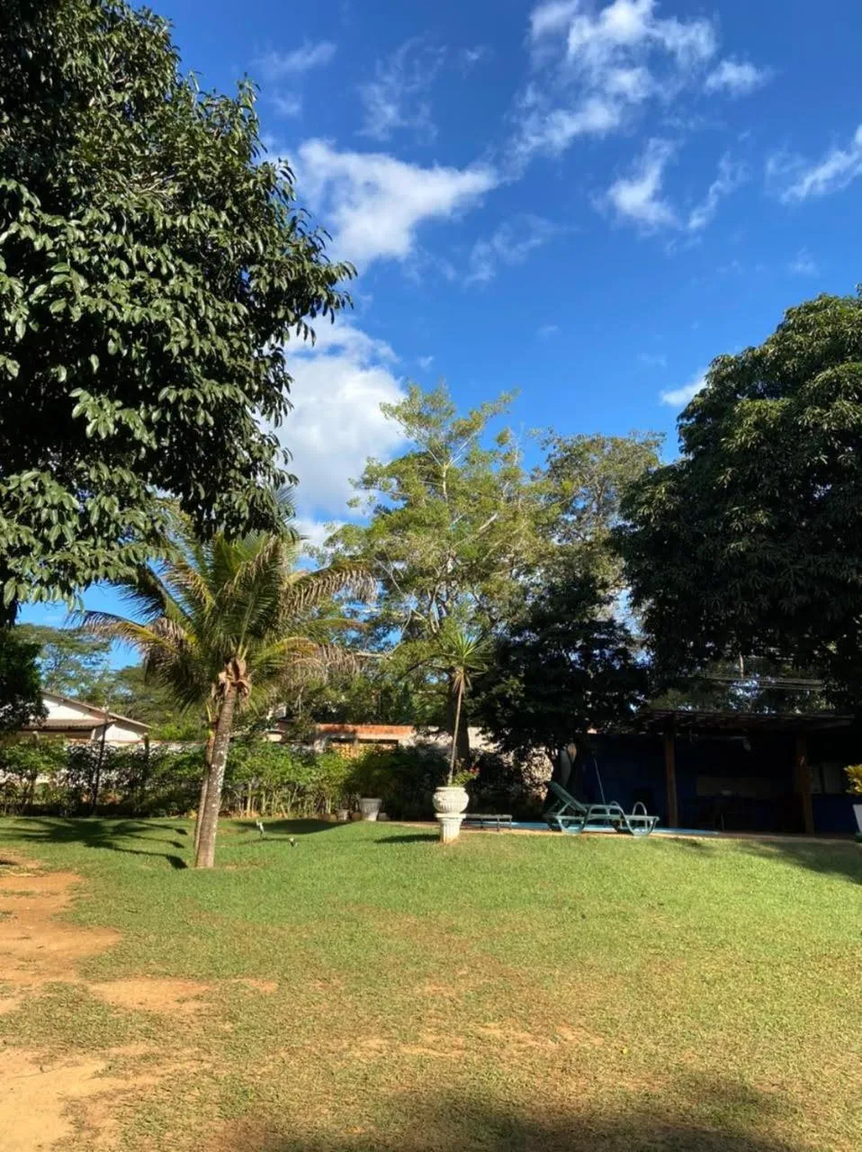 Garden view in Pousada Canto dos Passaros
