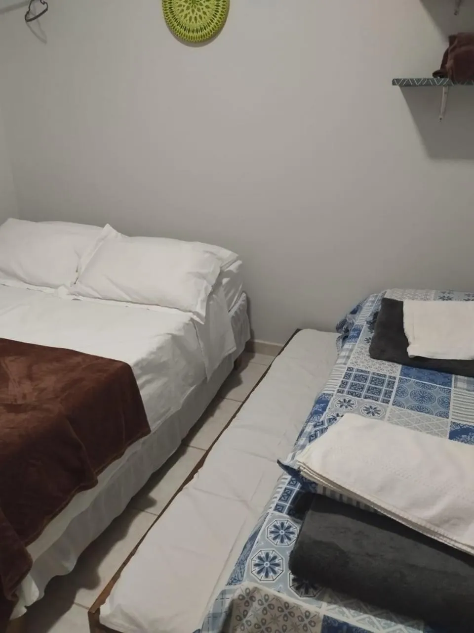 Bed in Pousada Canto dos Passaros