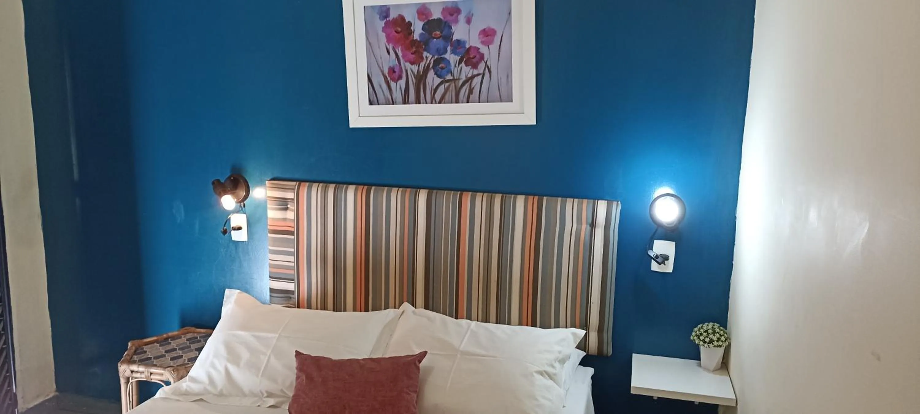 Bed in Pousada Canto dos Passaros