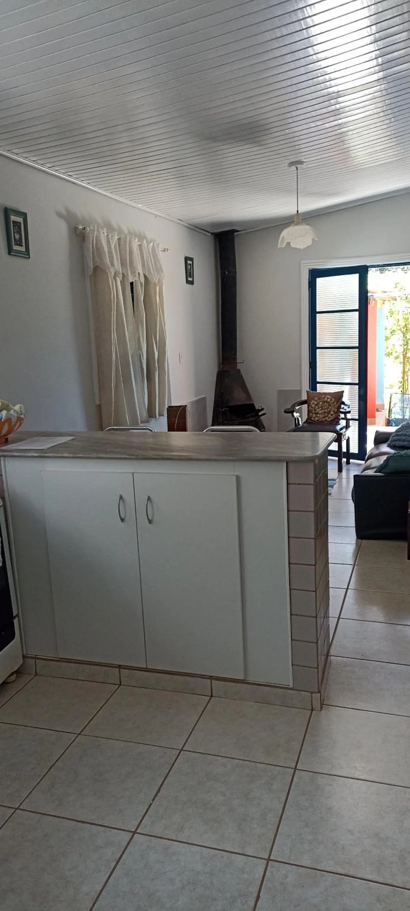 fireplace in Pousada Canto dos Passaros