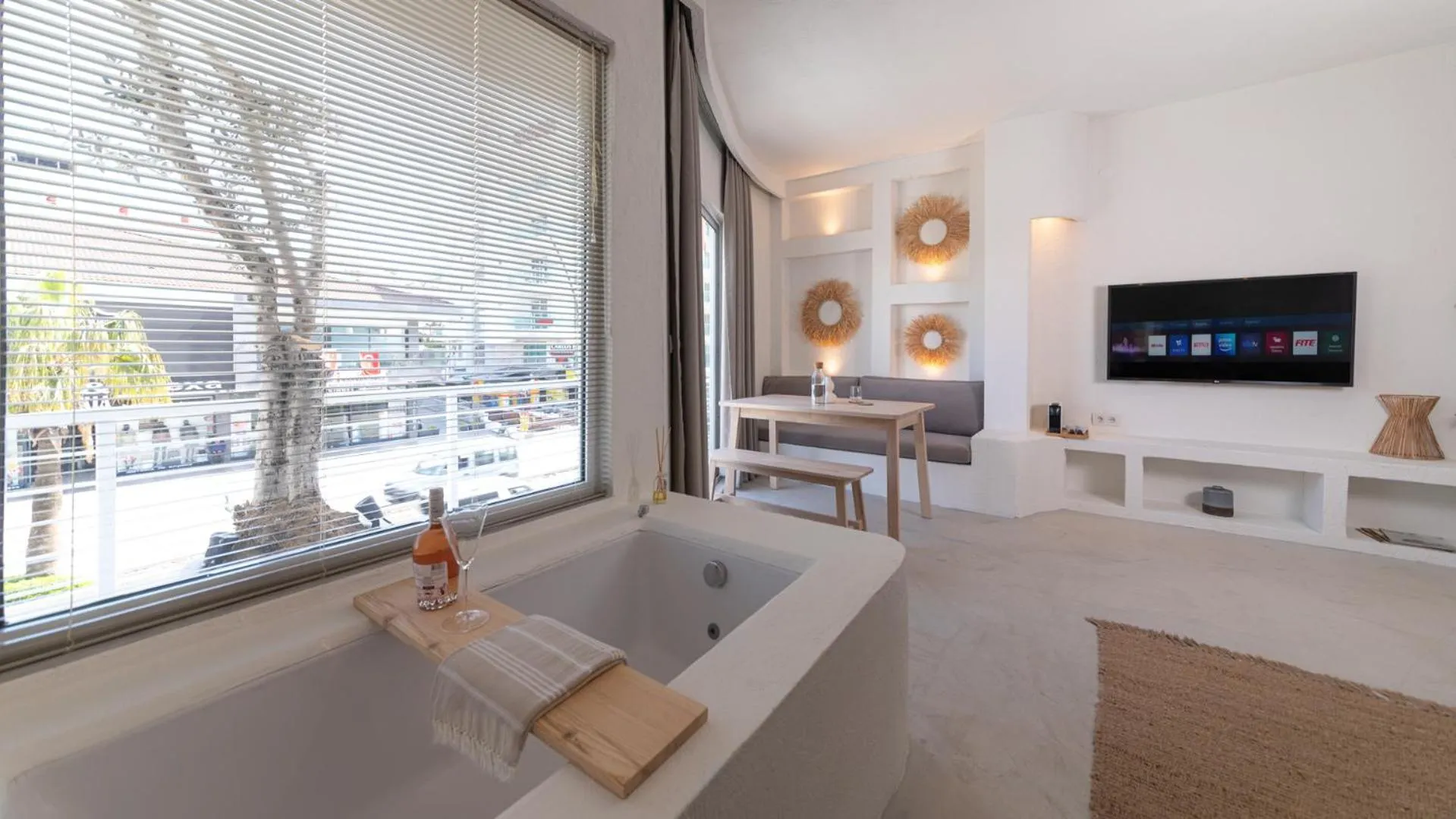 Living room in L'olive homes