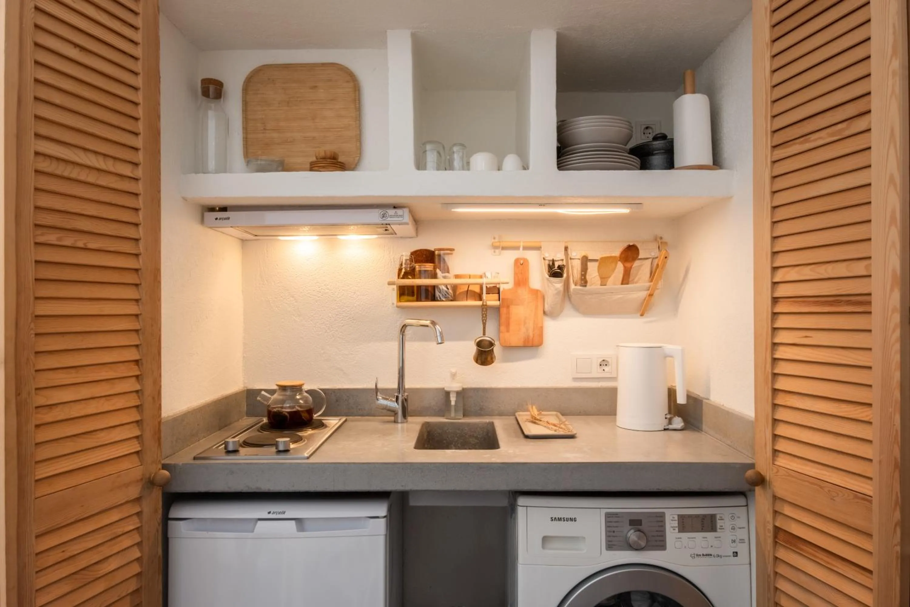 kitchen in L'olive homes