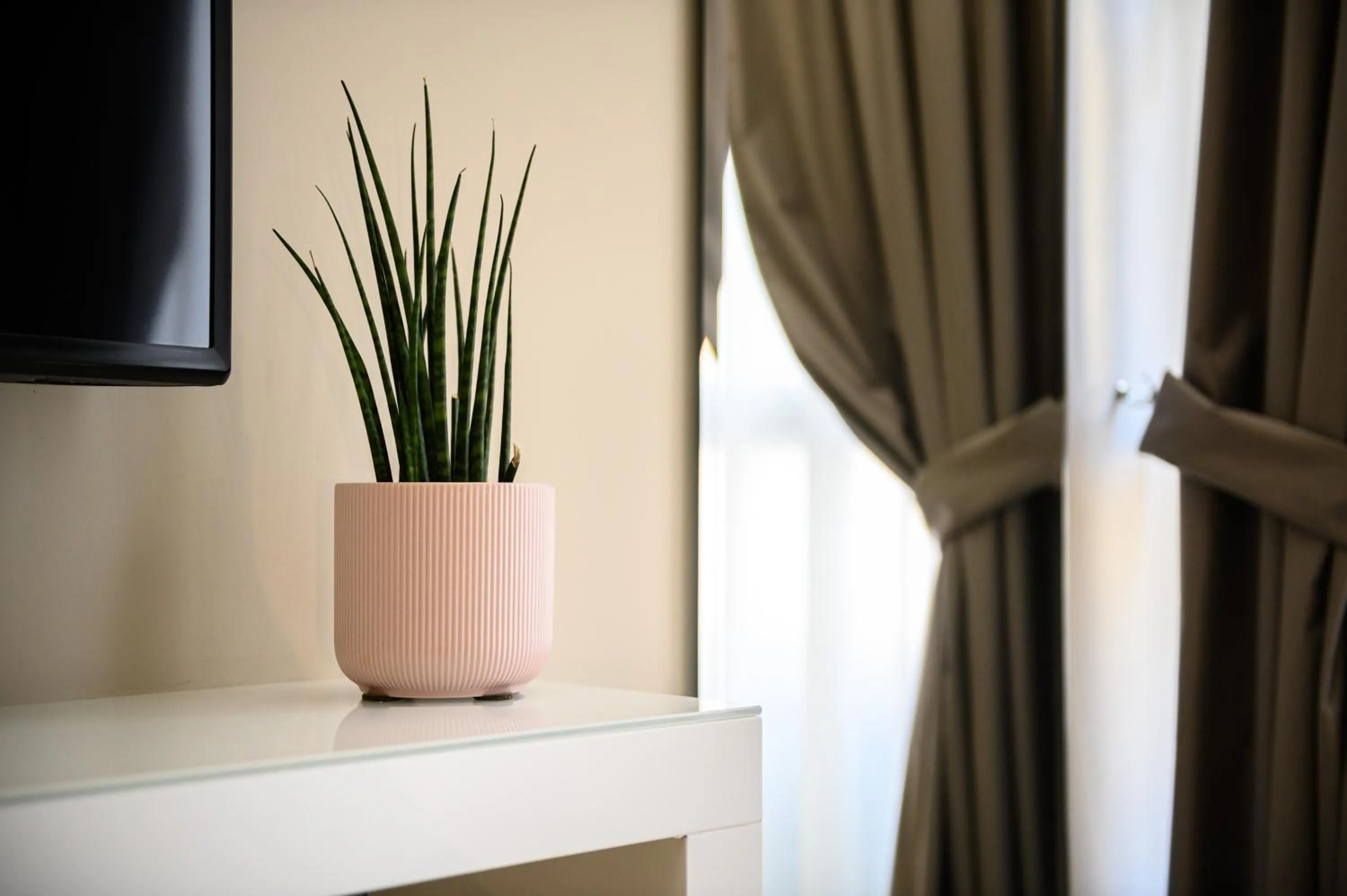 Decorative detail, TV/Entertainment Center in CasAlice B&B Napoli