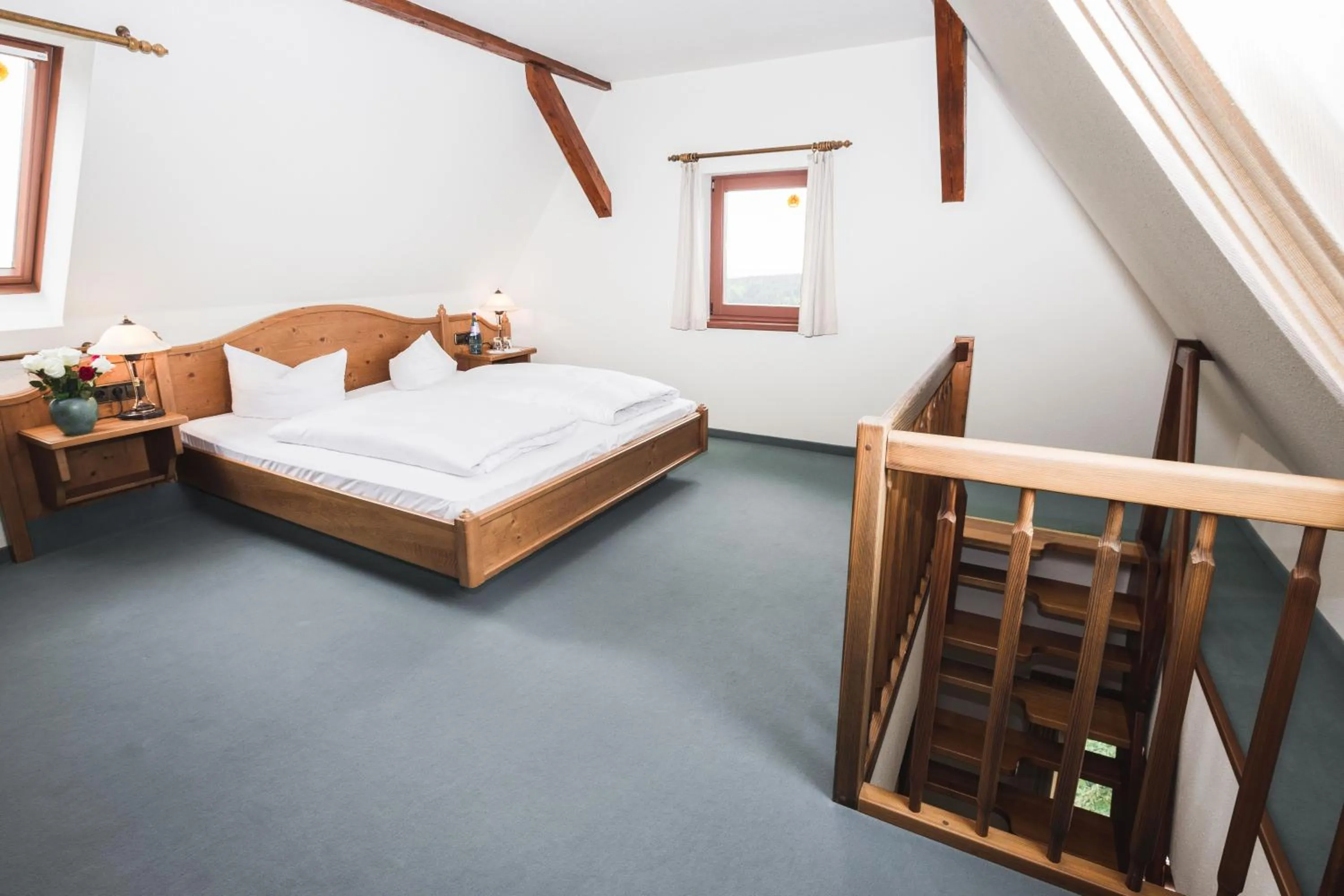 Bed in Berghotel Friedrichshöhe - Sauna, Pool & Natur