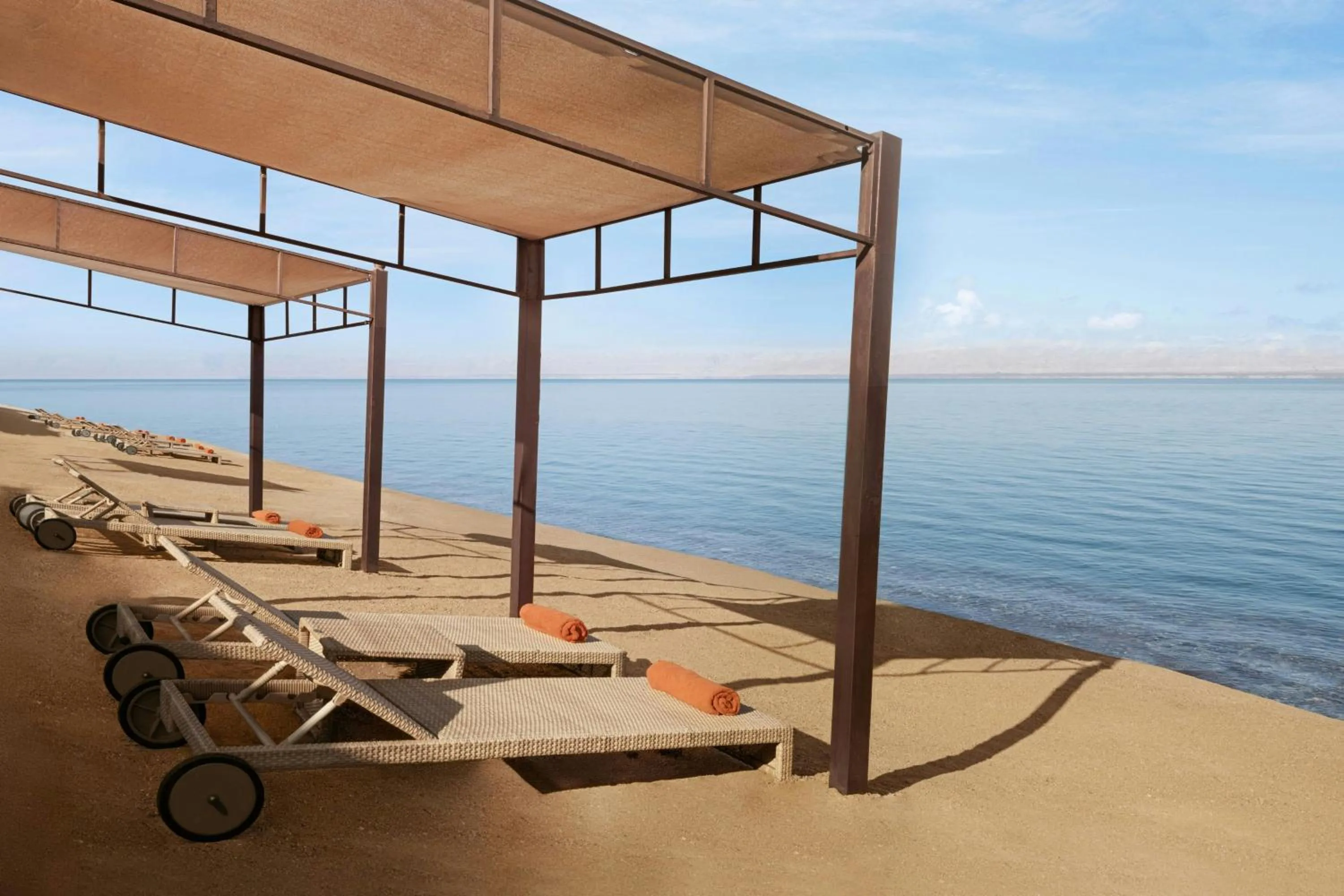 Beach in Dead Sea Marriott Resort & Spa