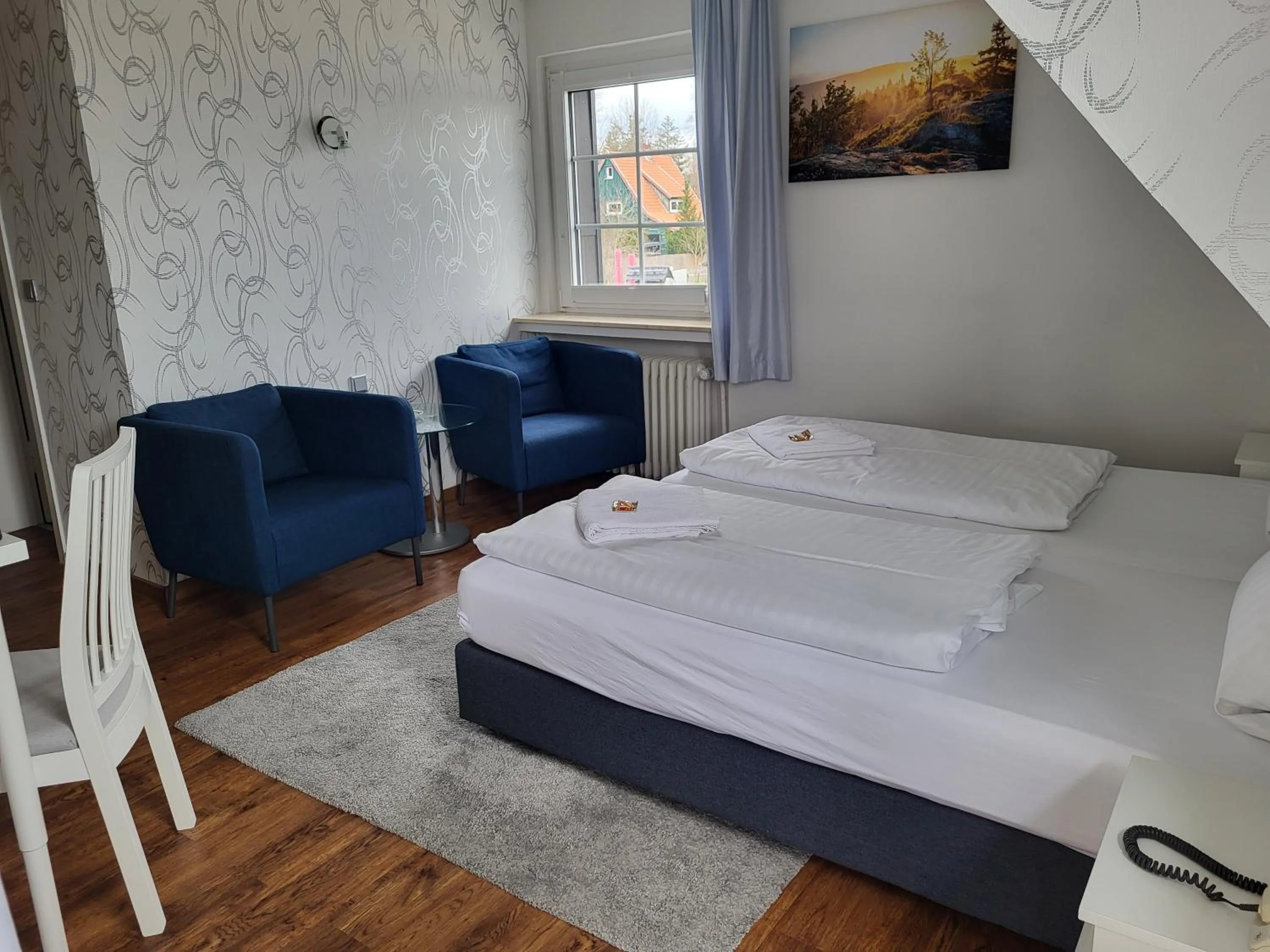 Photo of the whole room, Bed in Hotel Waldrausch