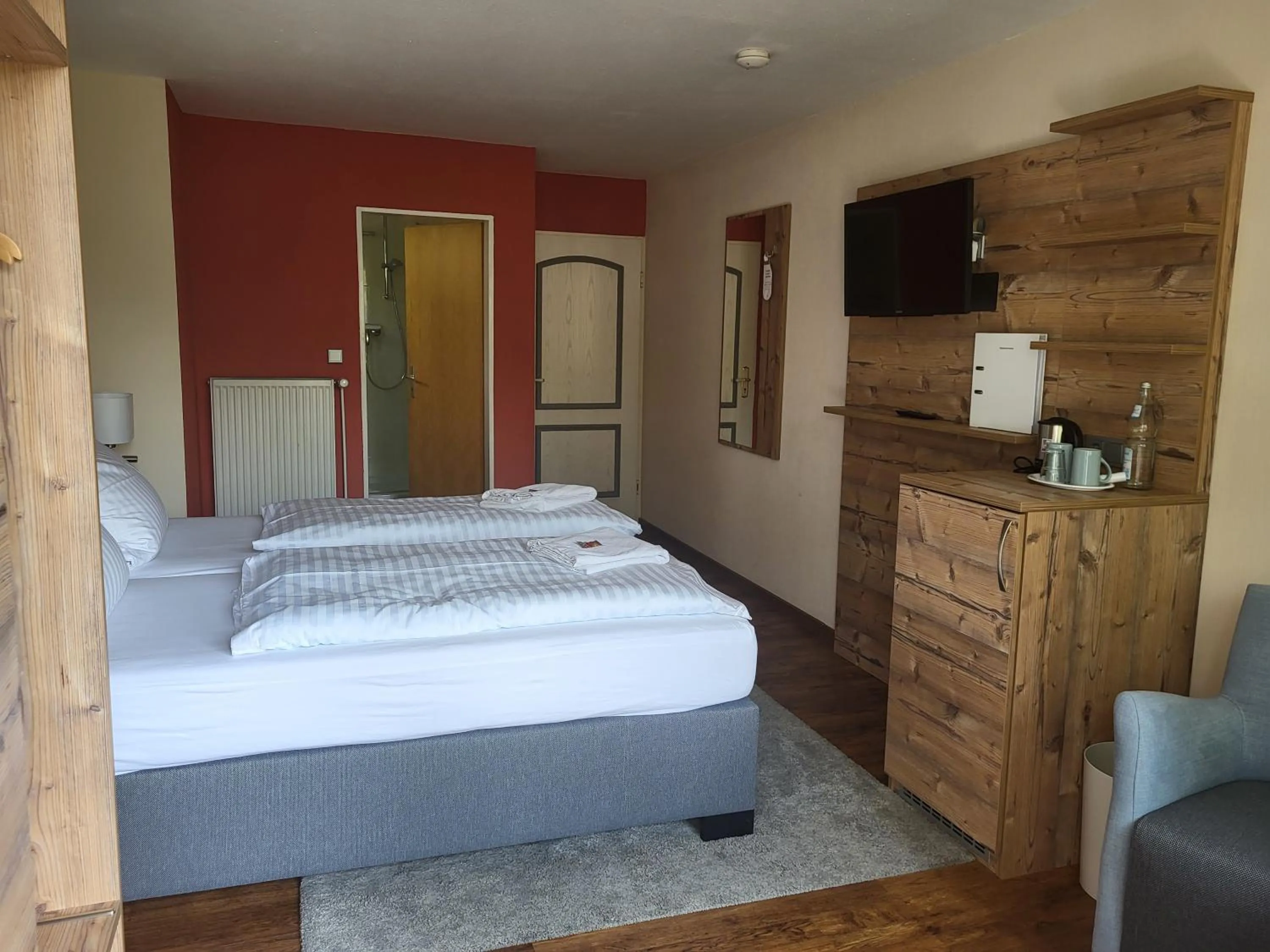Photo of the whole room, Bed in Hotel Waldrausch