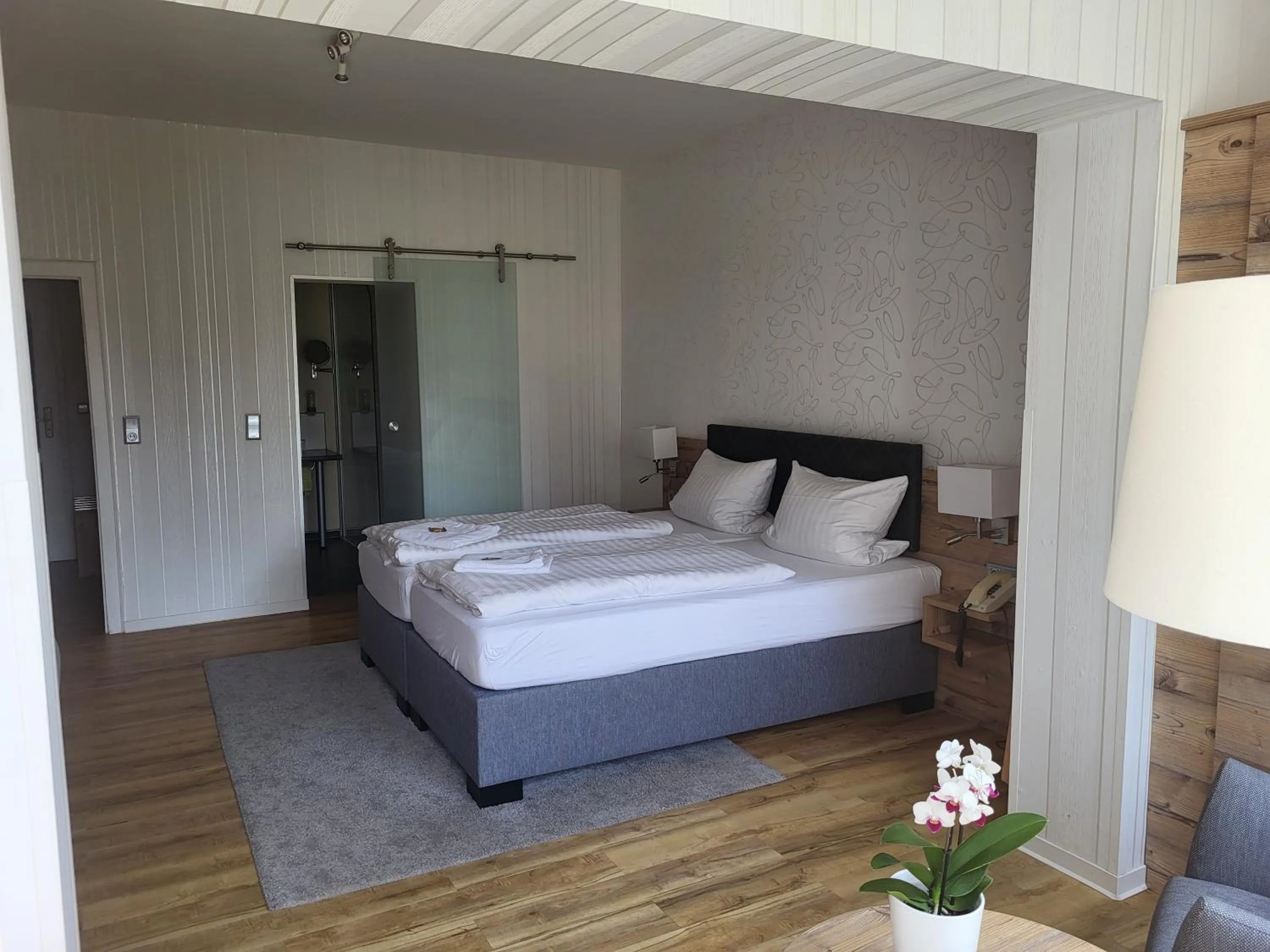 Photo of the whole room, Bed in Hotel Waldrausch