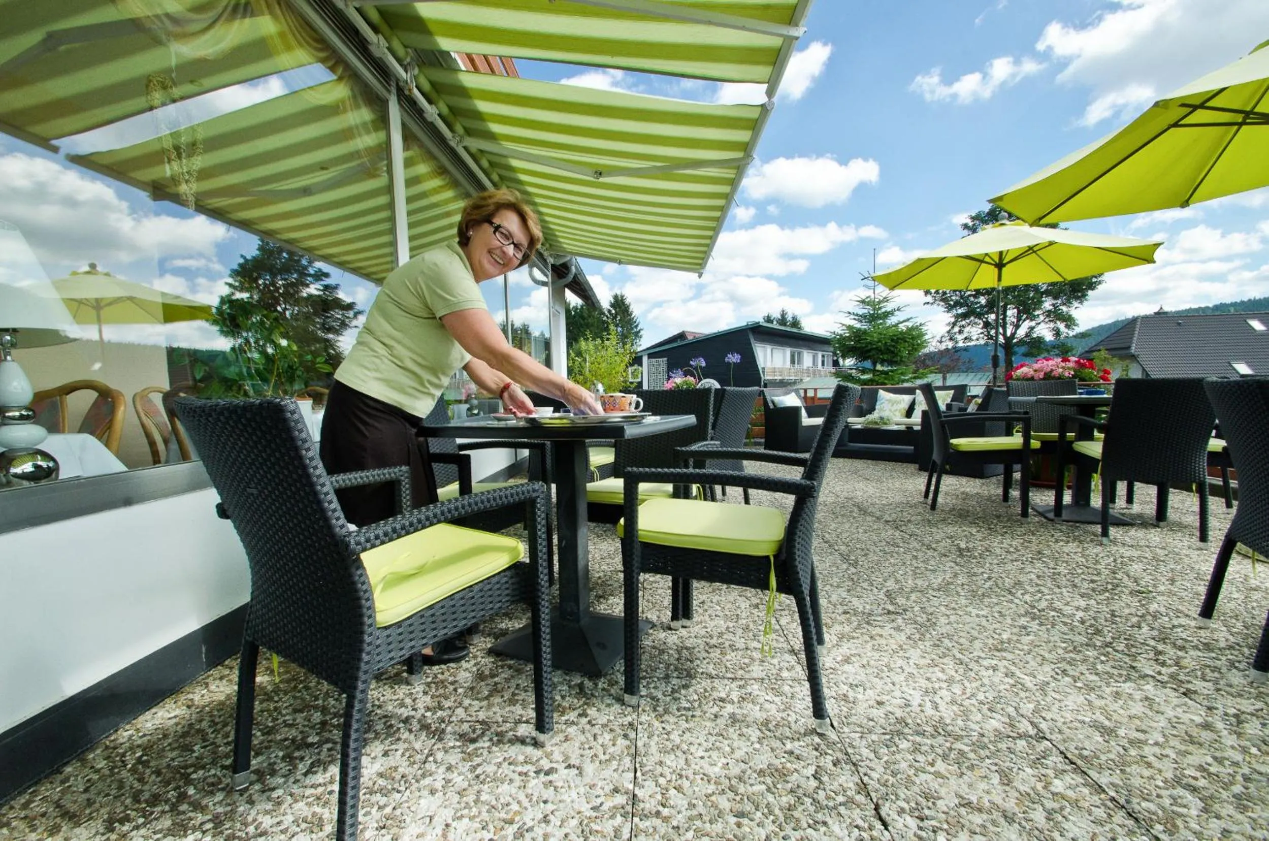 Balcony/Terrace in Hotel Waldrausch