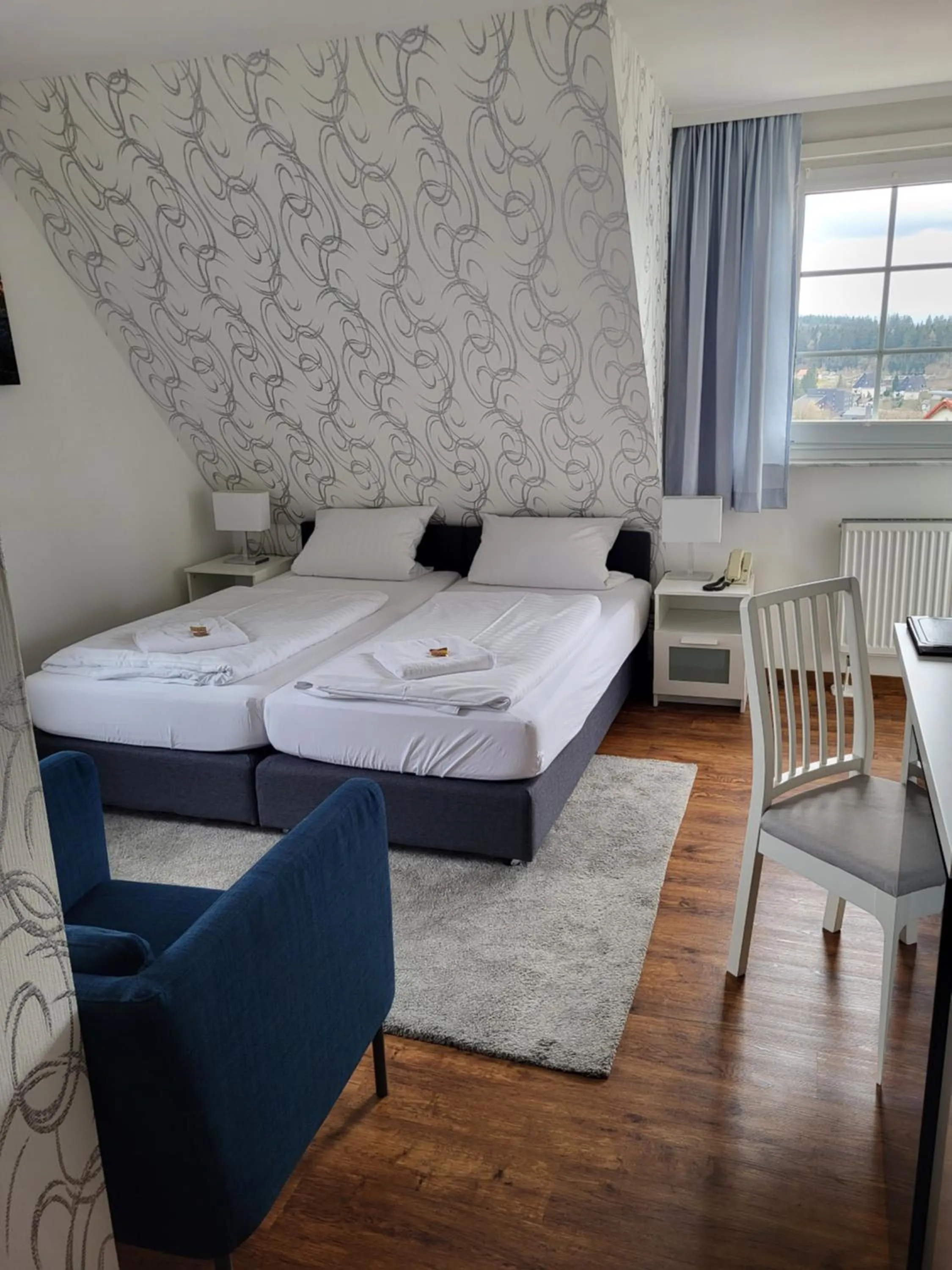 Photo of the whole room, Bed in Hotel Waldrausch