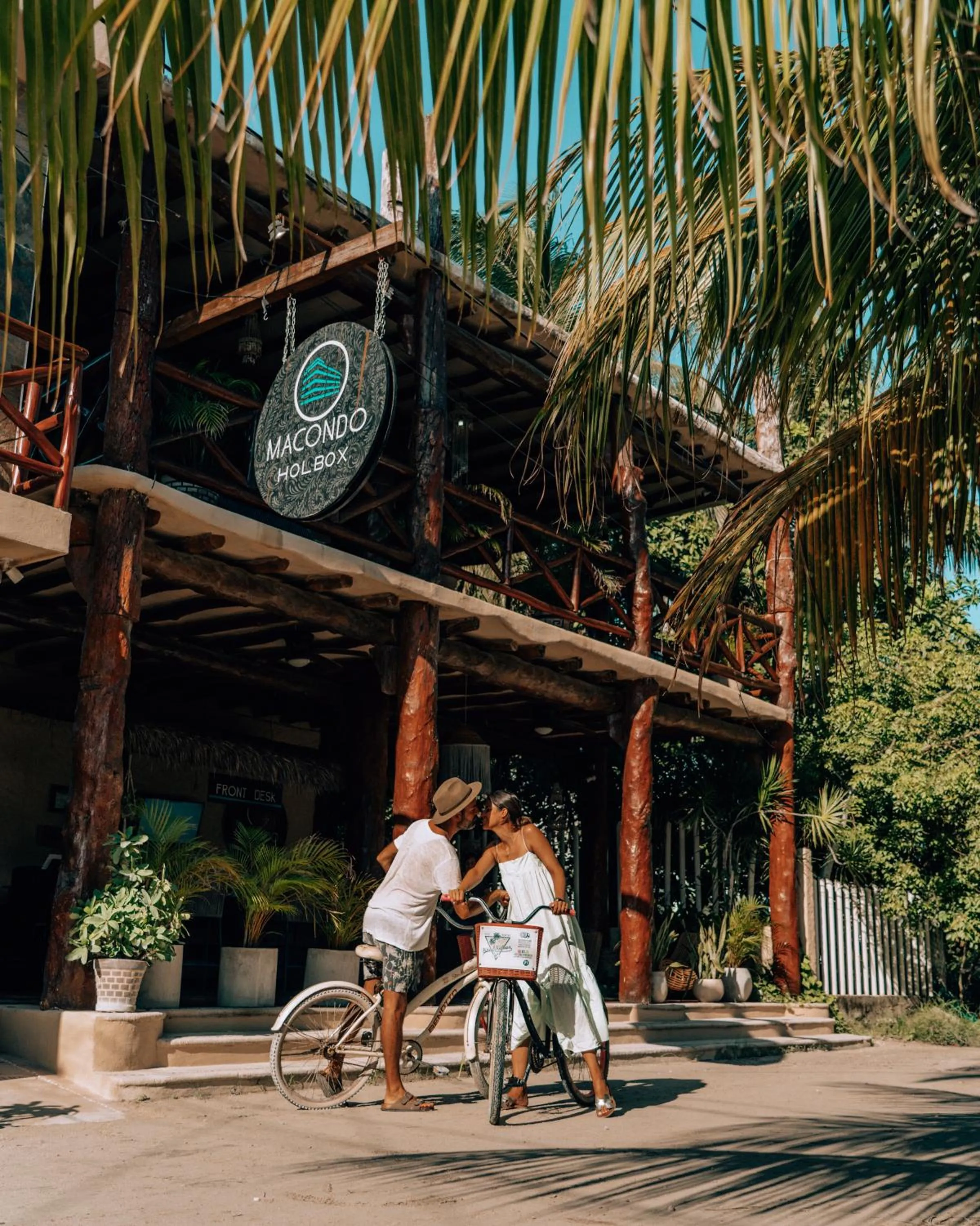 Cycling in Hotel Macondo Holbox