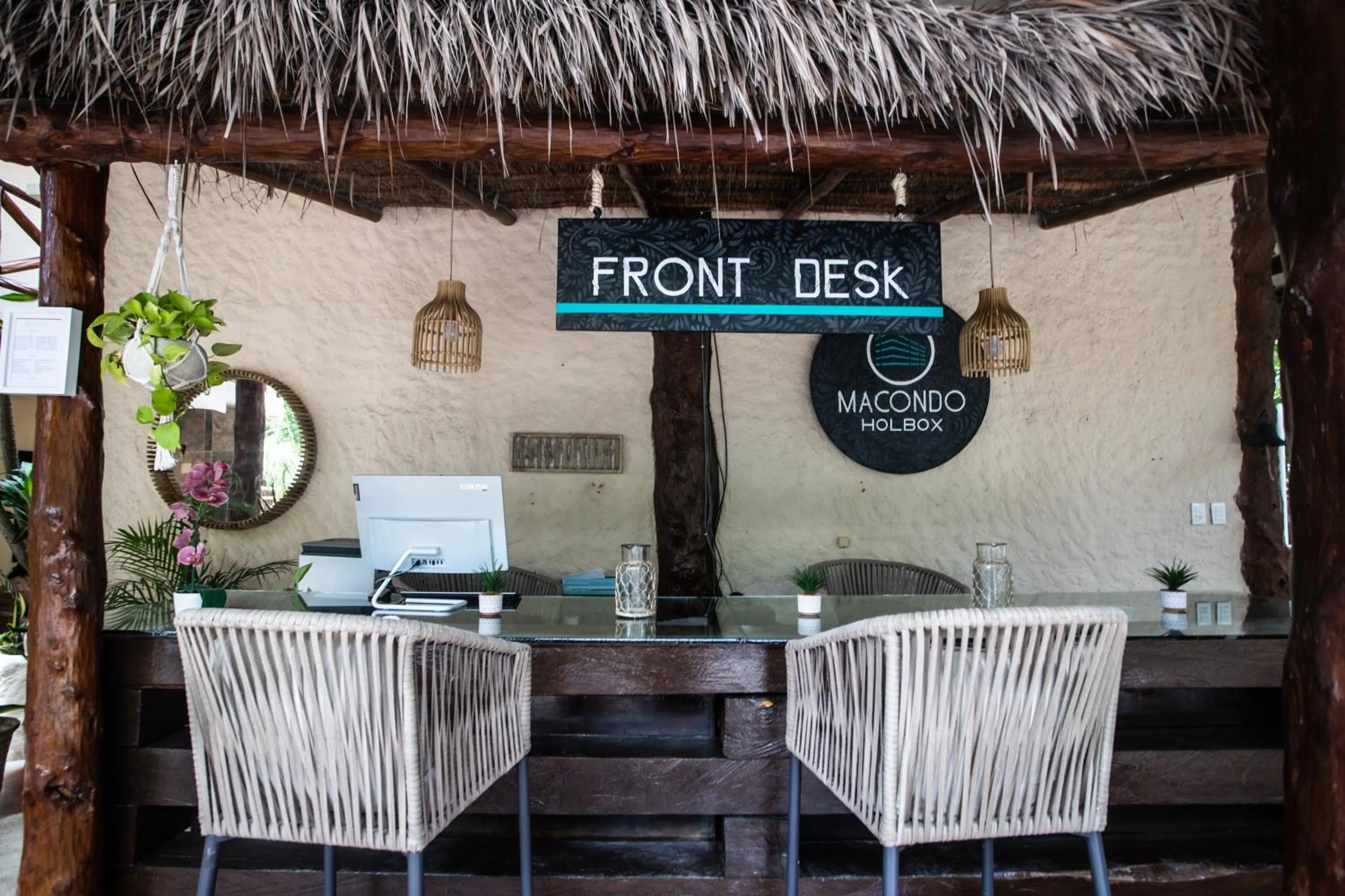 Lobby or reception in Hotel Macondo Holbox