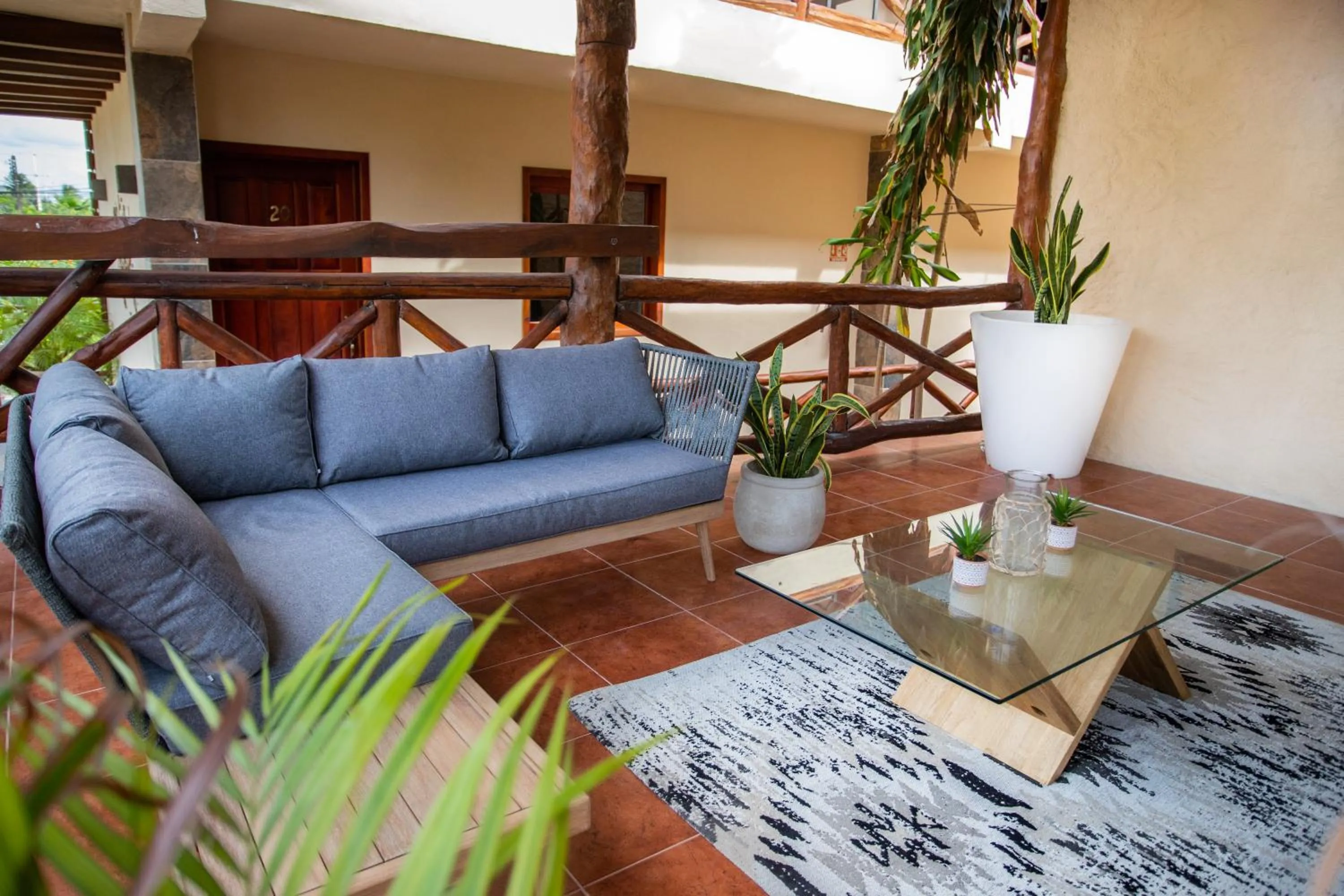 Balcony/Terrace in Hotel Macondo Holbox