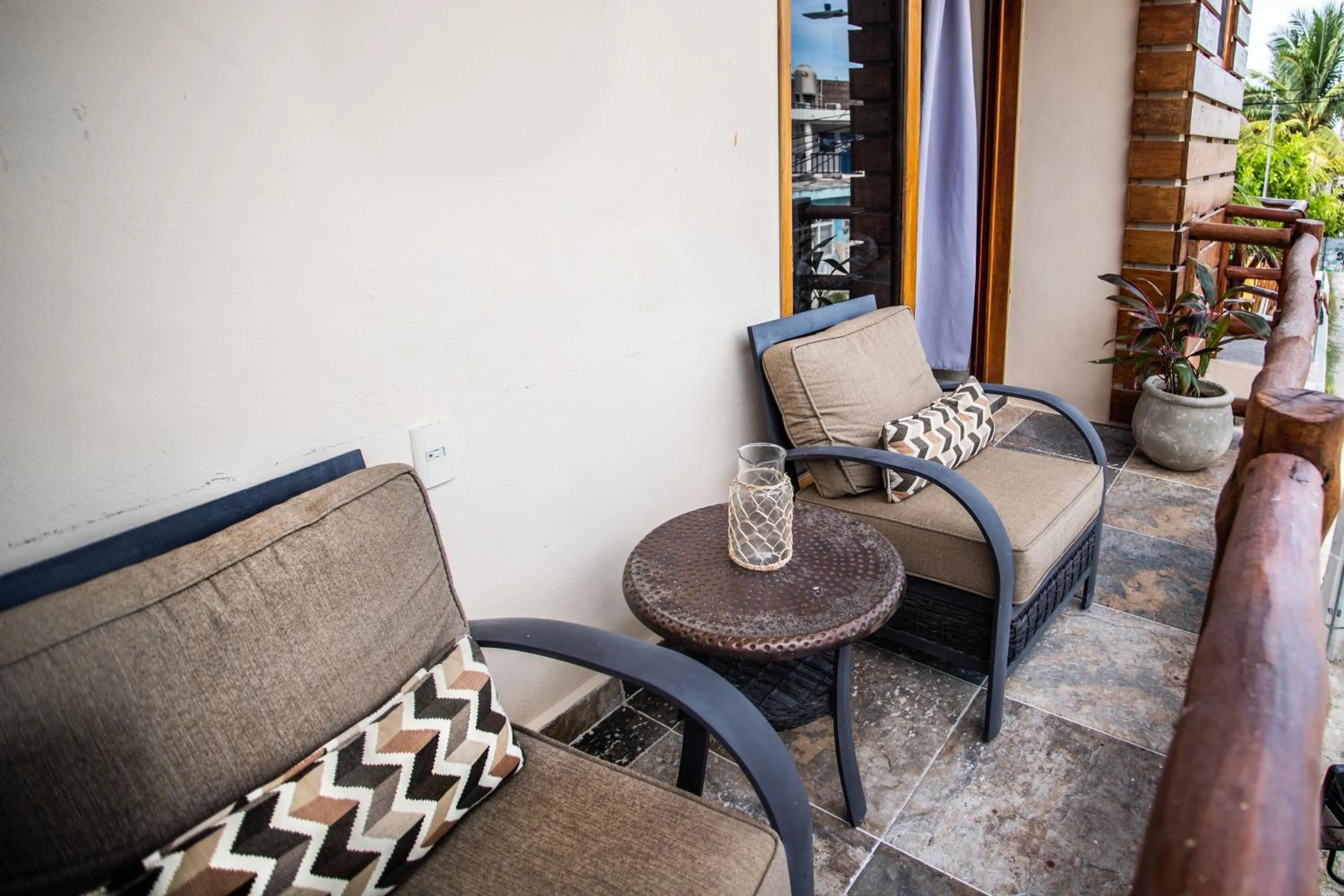 Balcony/Terrace in Hotel Macondo Holbox