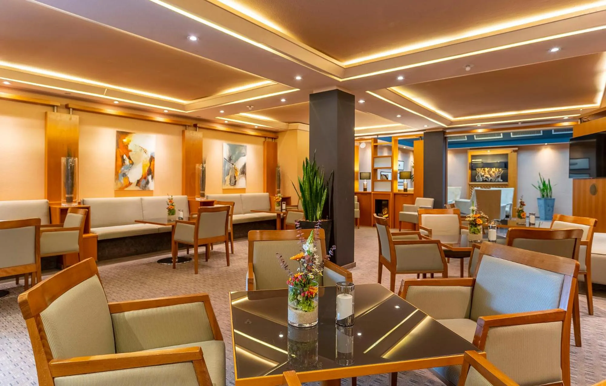 Lobby or reception in Parkhotel Berghölzchen