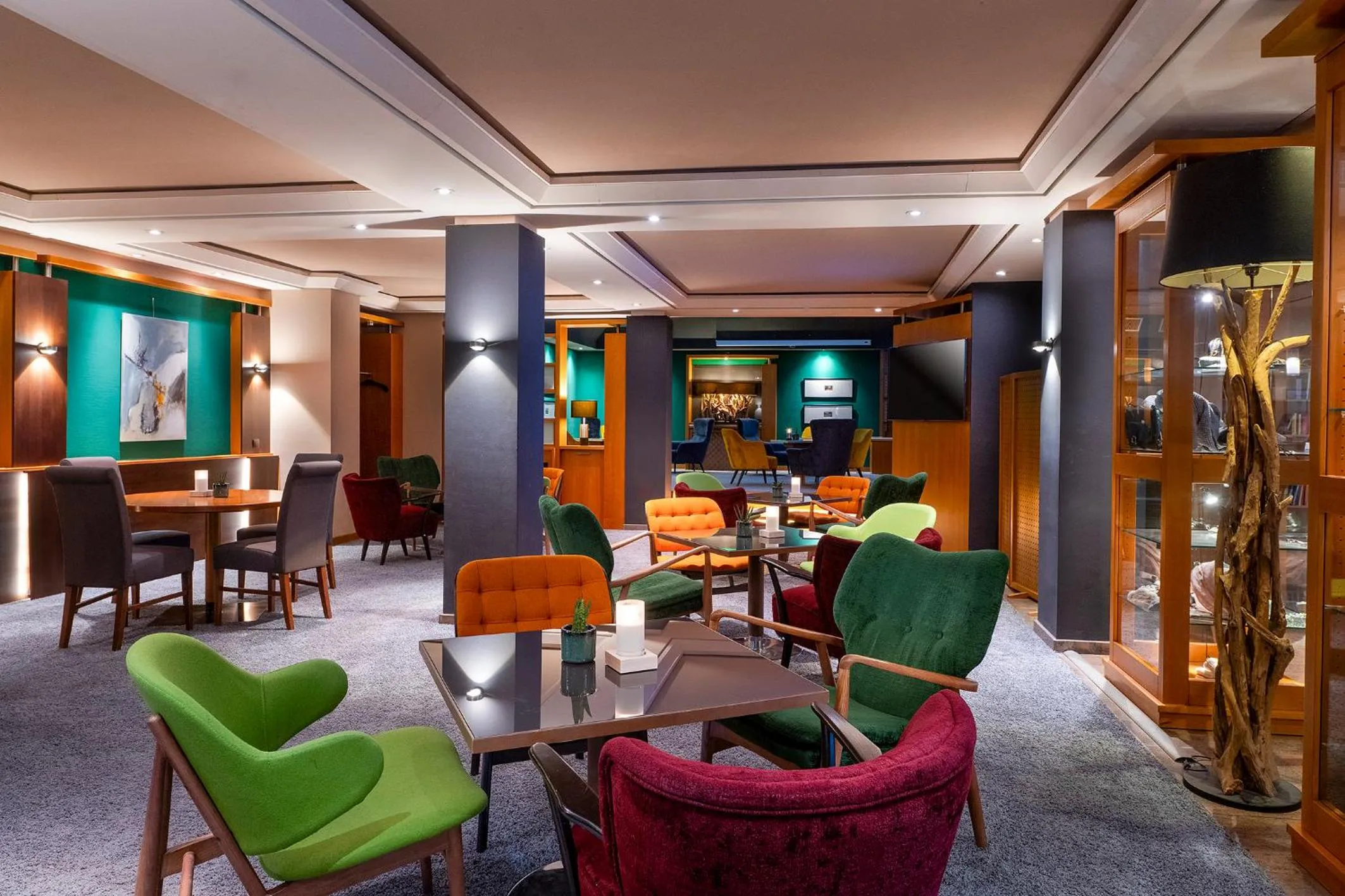 Lobby or reception in Parkhotel Berghölzchen