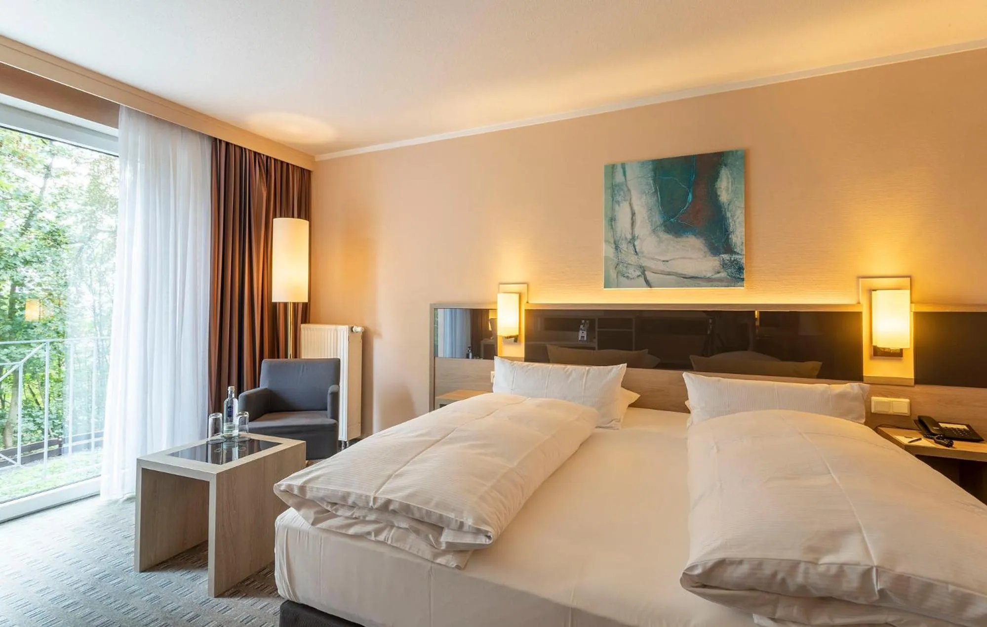 Photo of the whole room, Bed in Parkhotel Berghölzchen