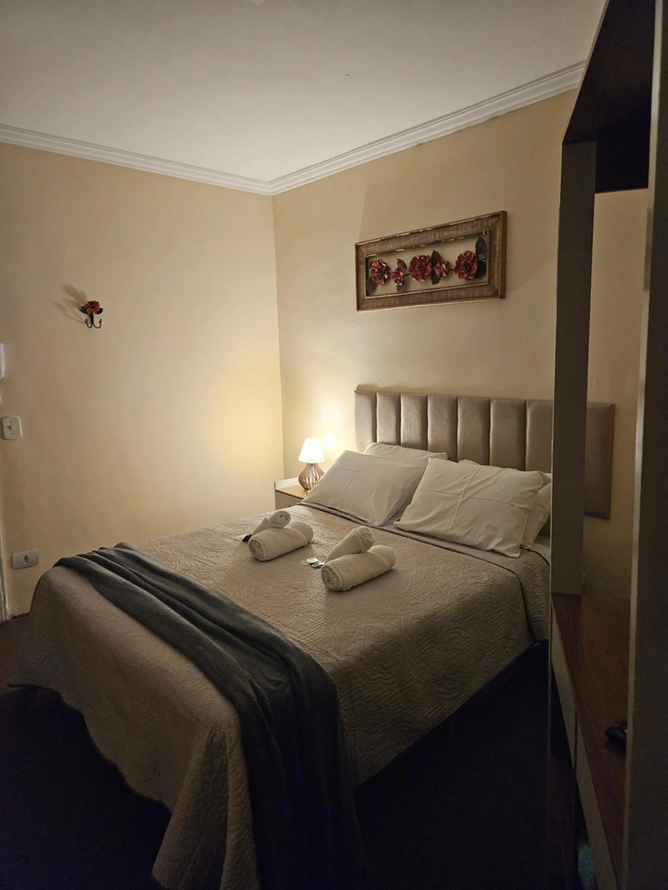 Bed in Pousada Araucária