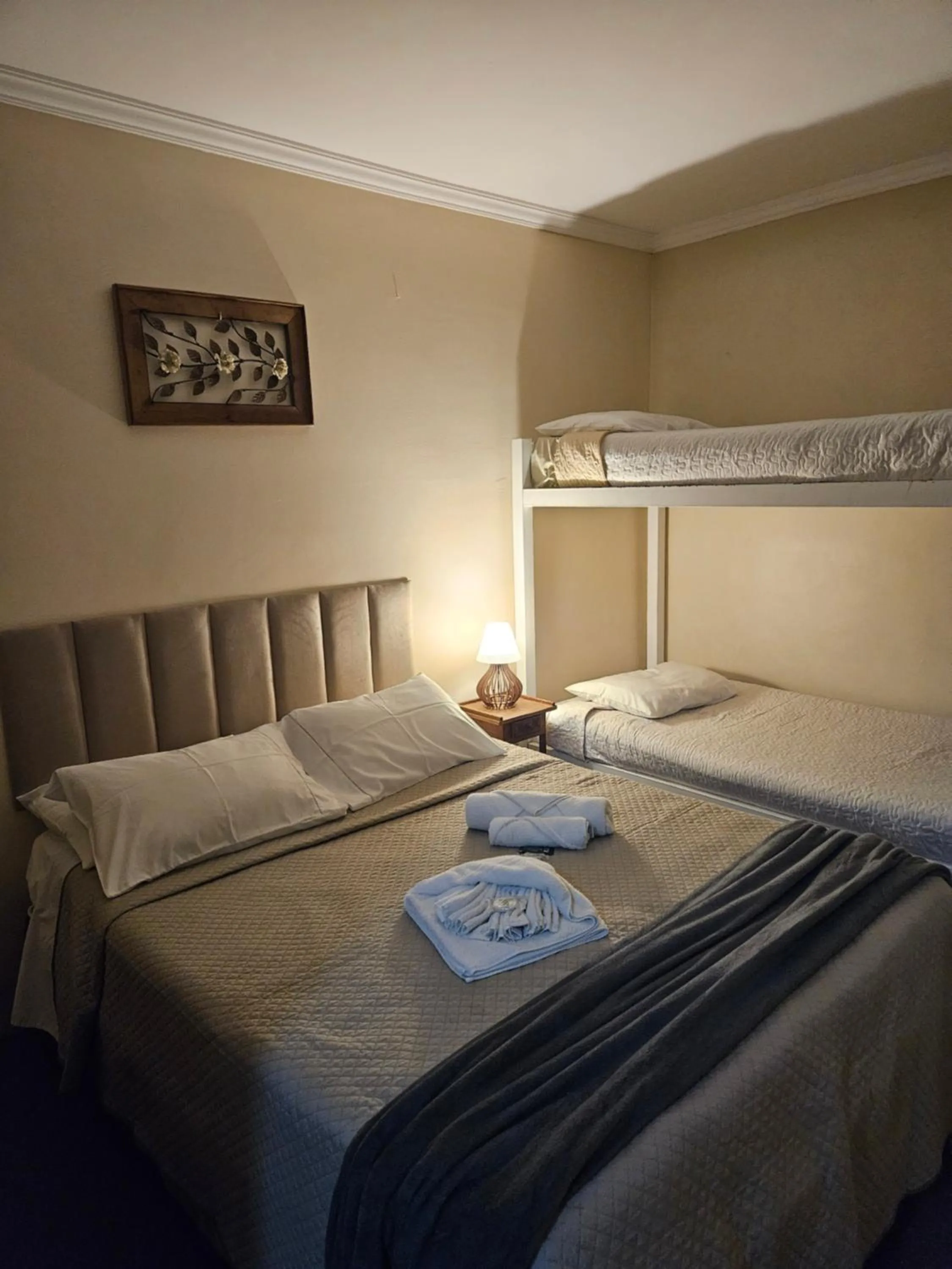 Bed in Pousada Araucária