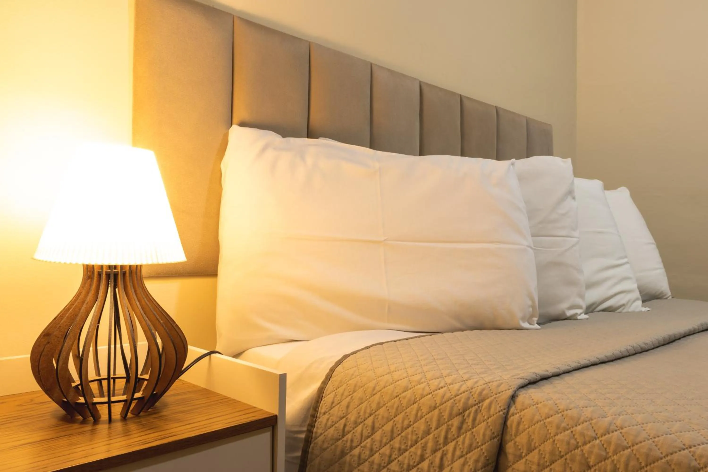 Bed in Pousada Araucária