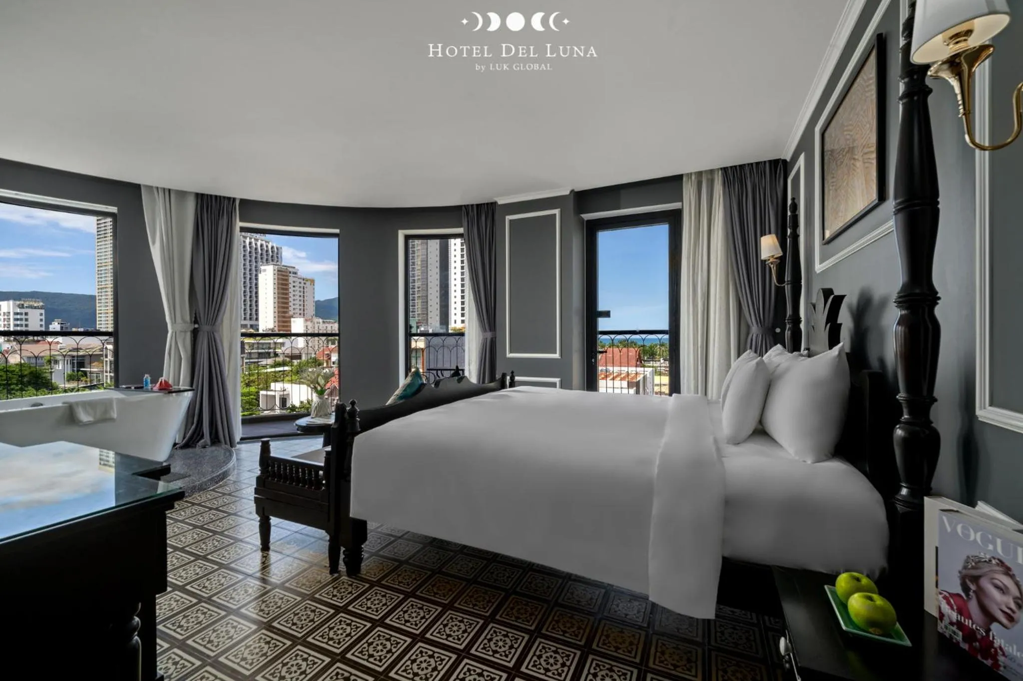 Living room, Bed in Hotel Del Luna Boutique