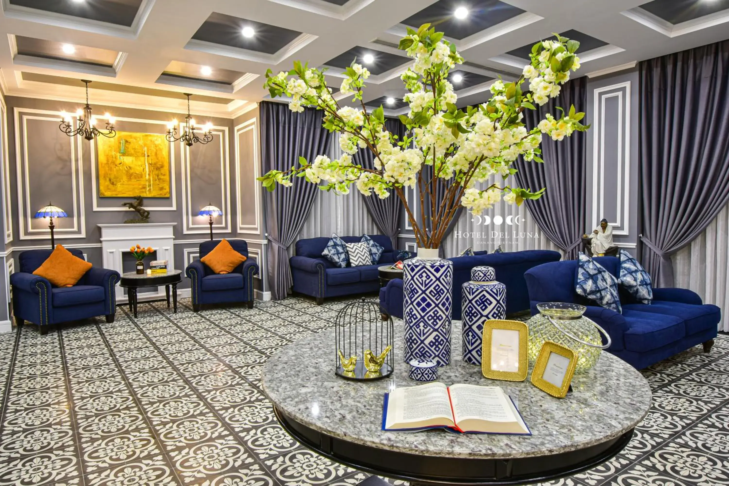 Living room in Hotel Del Luna Boutique Living room in Hotel Del Luna Boutique