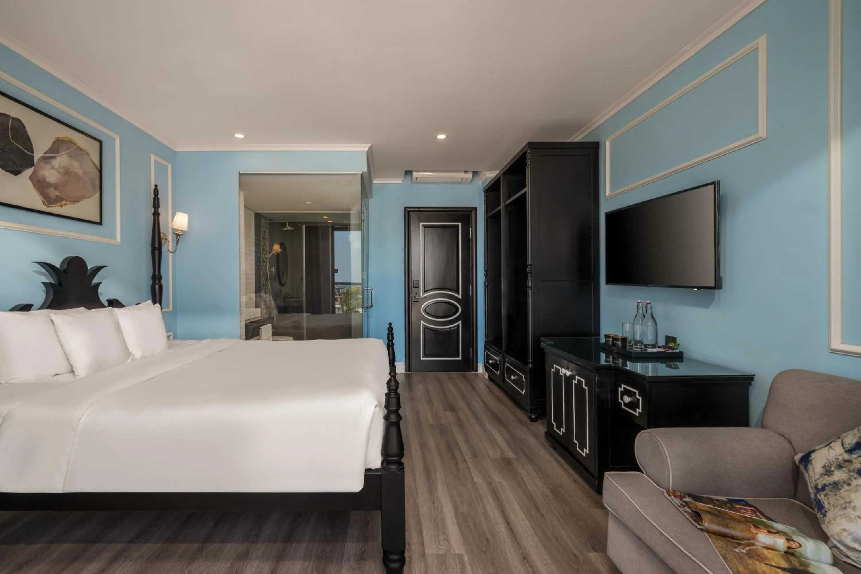 TV and multimedia, Bed in Hotel Del Luna Boutique