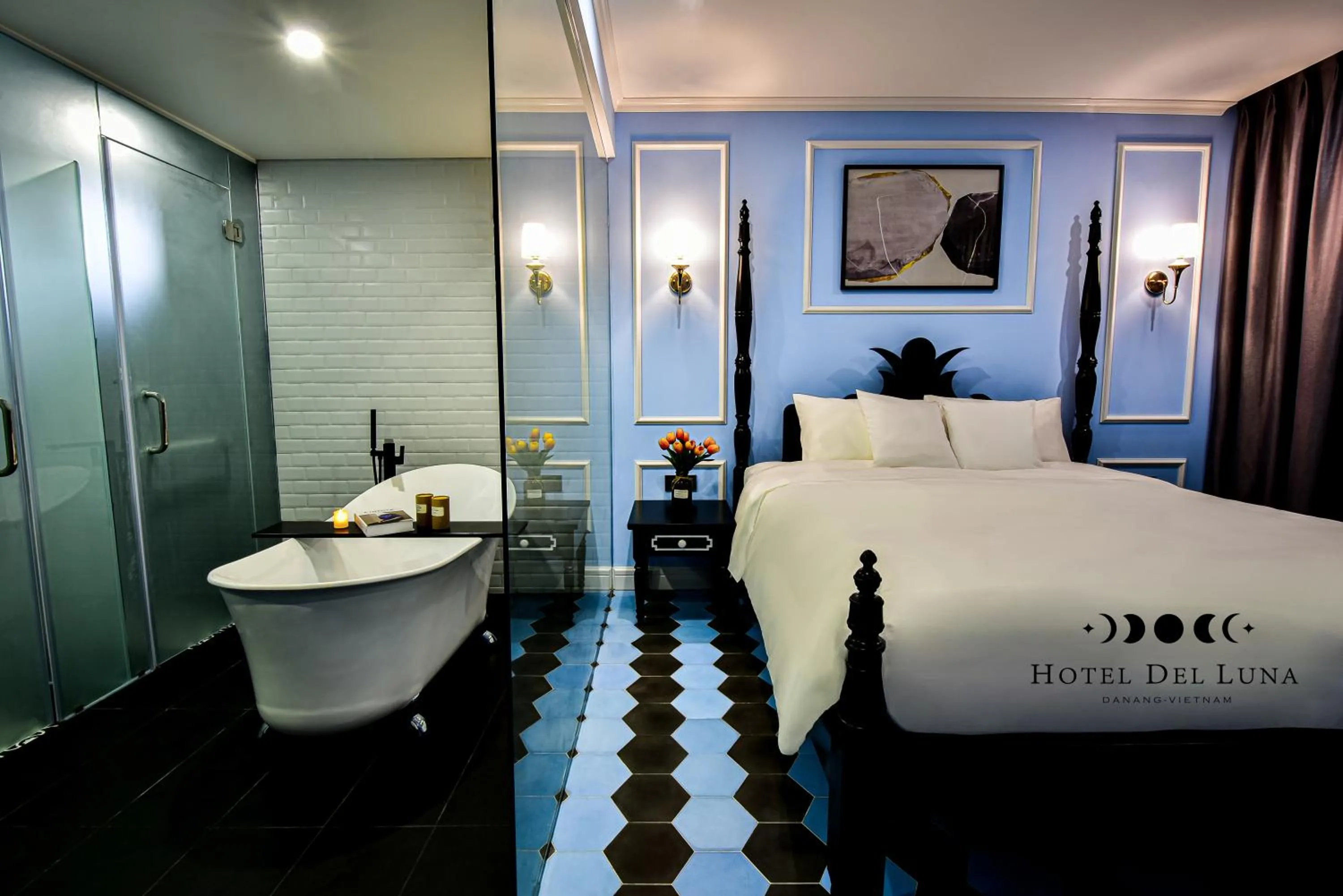 Bed in Hotel Del Luna Boutique