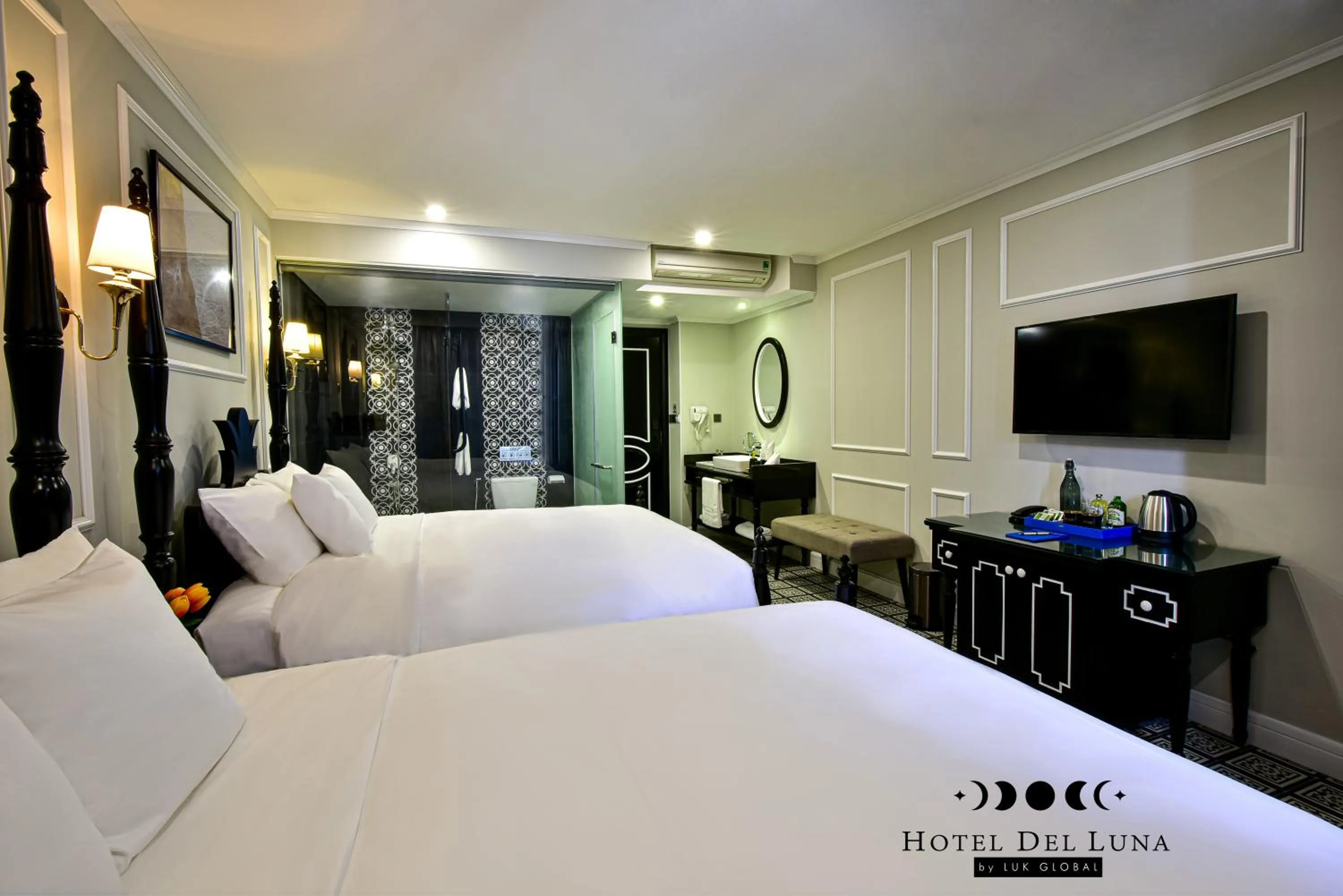 Bed in Hotel Del Luna Boutique