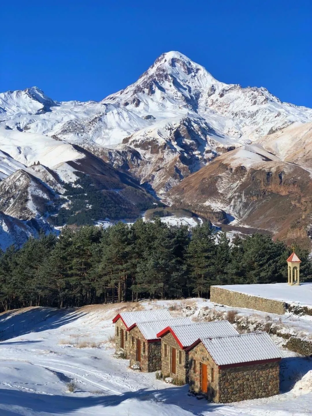 Natural landscape in Hotel Axien Kazbegi